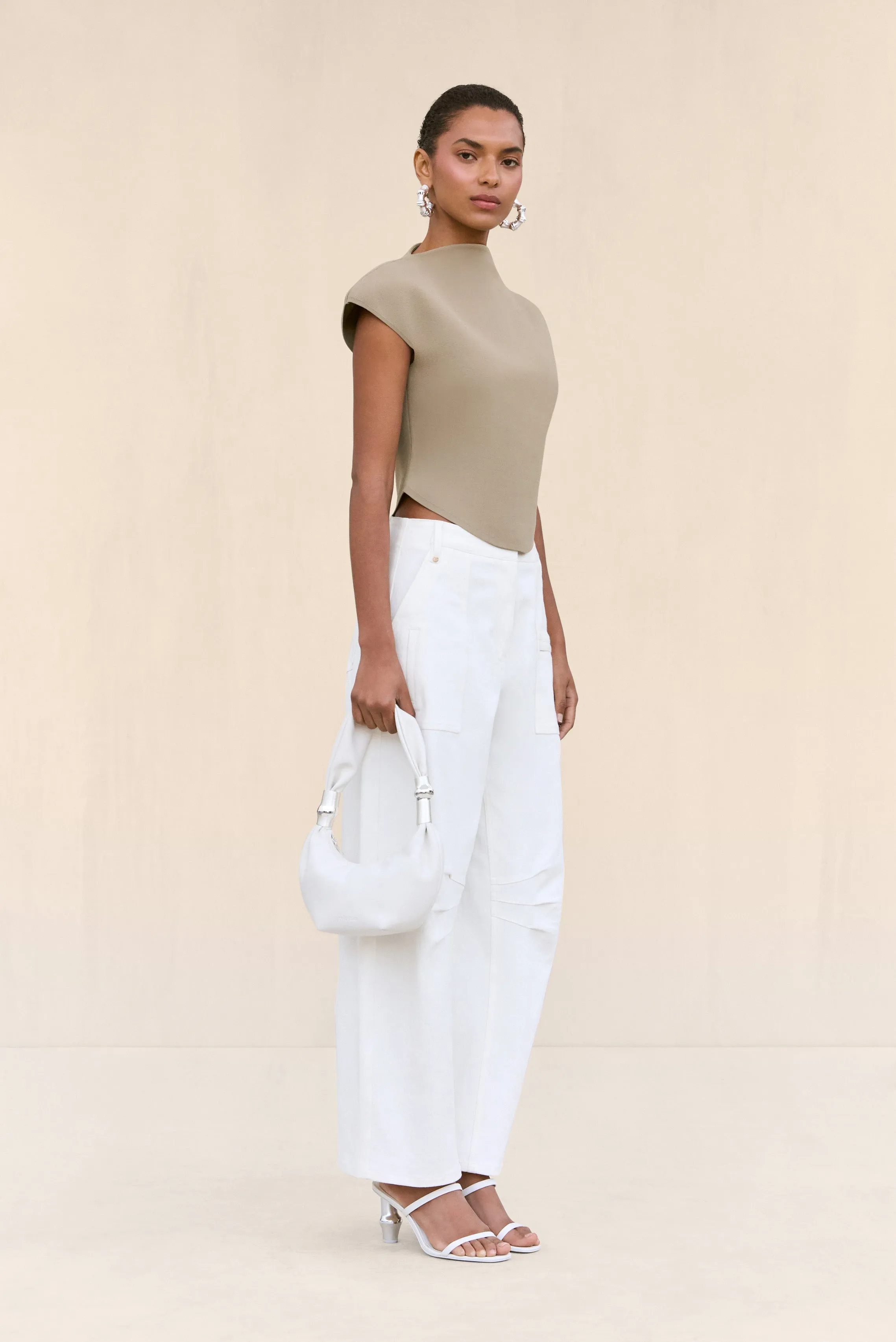 VIRGINIANA KNIT TOP - NUTMEG sold by Cult Gaia product image thumbnail 2