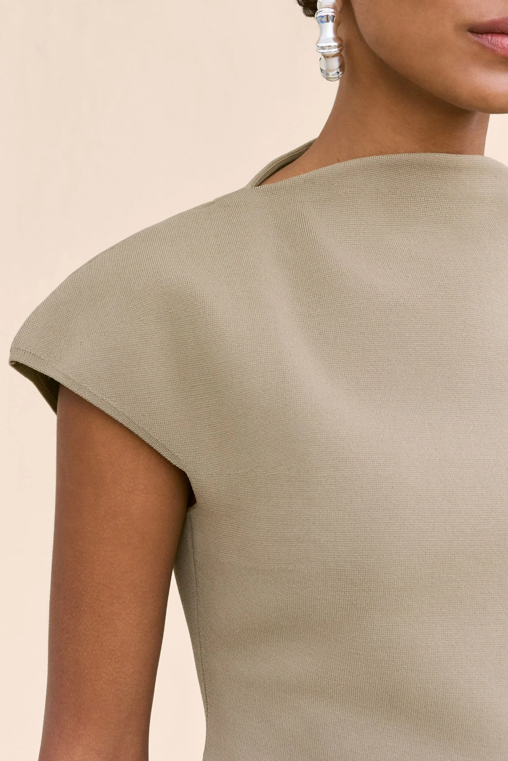 VIRGINIANA KNIT TOP - NUTMEG sold by Cult Gaia product image thumbnail 4