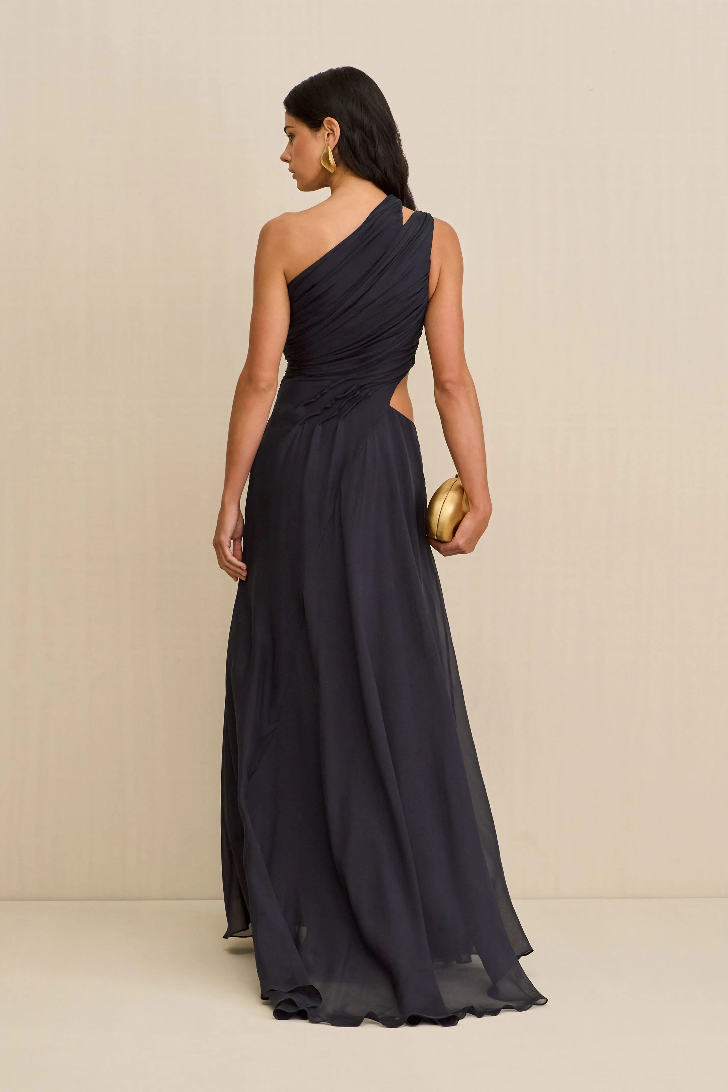 ZAN GOWN - DEEP LAKE sold by Cult Gaia product image thumbnail 2