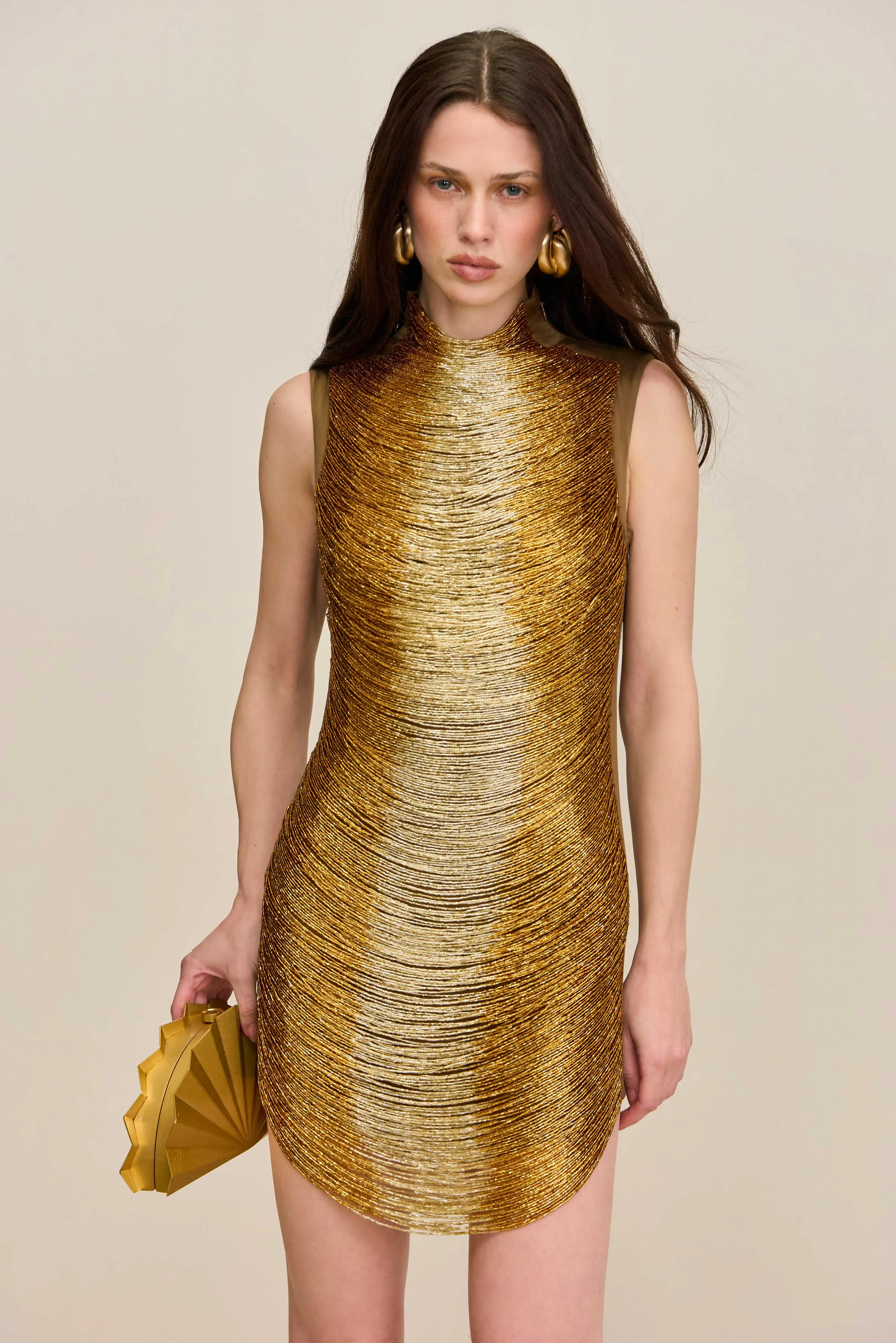 KYMA DRESS - BRONZE sold by Cult Gaia product image thumbnail 2
