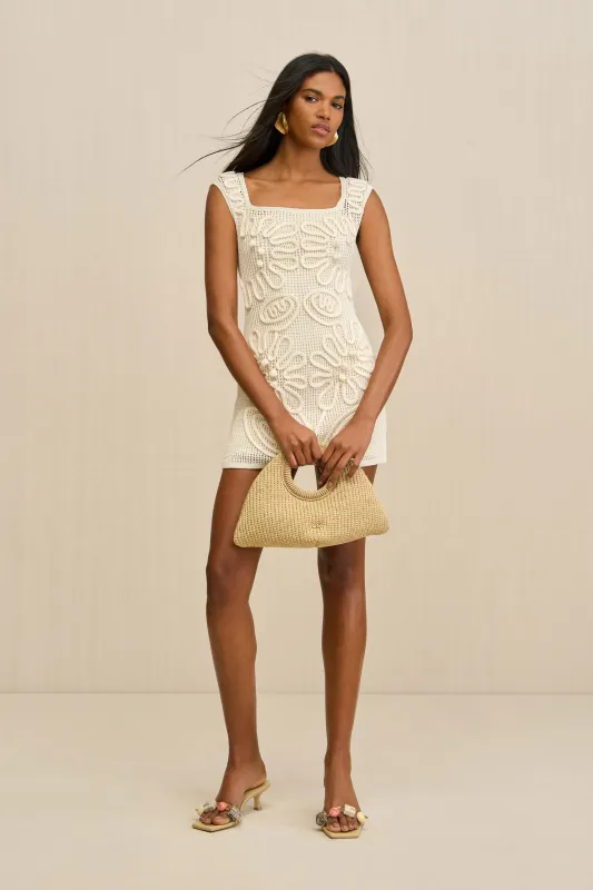 CHIMI KNIT DRESS - OFF WHITE sold by Cult Gaia