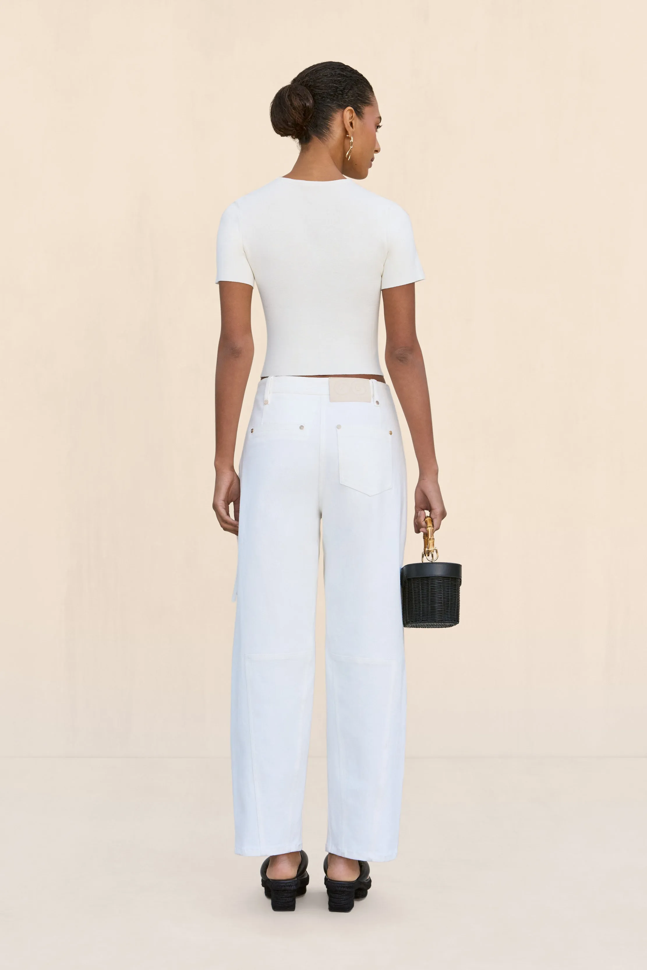 MILIOS KNIT TOP - OFF WHITE sold by Cult Gaia product image thumbnail 4