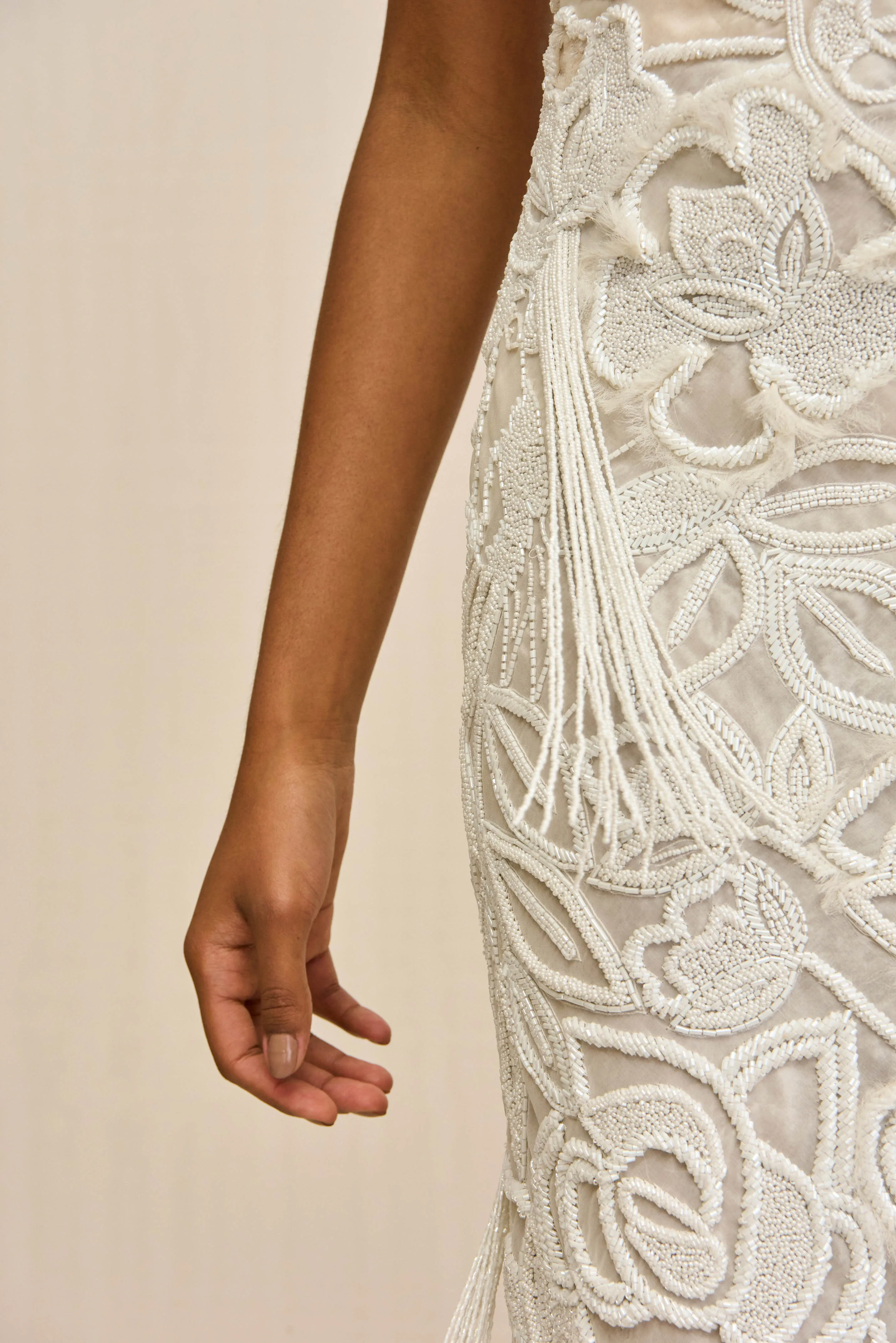 KIRAN GOWN - OFF WHITE sold by Cult Gaia product image thumbnail 5