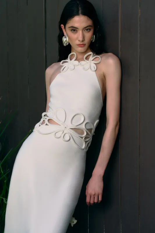 JENA KNIT DRESS - OFF WHITE sold by Cult Gaia