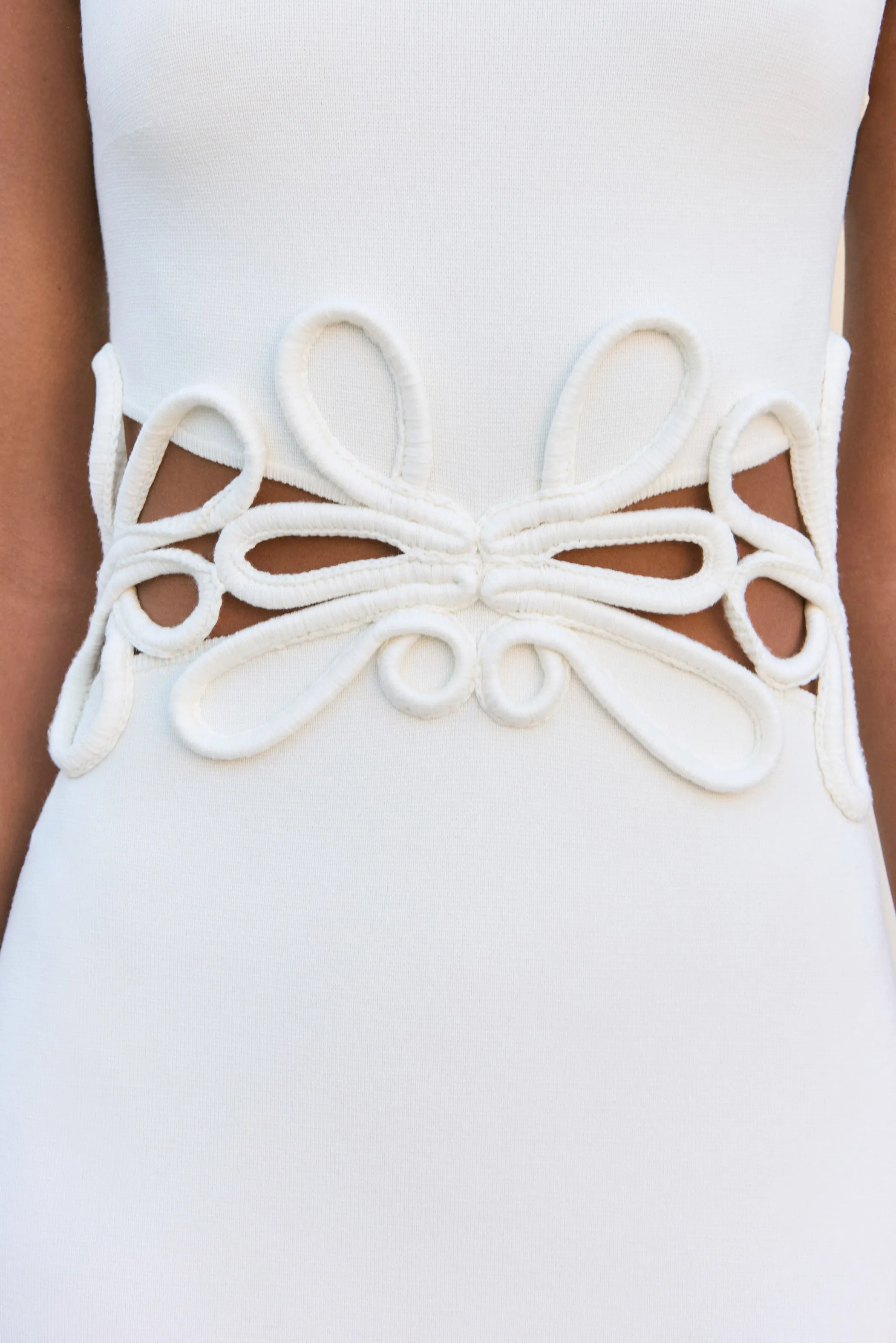 JENA KNIT DRESS - OFF WHITE sold by Cult Gaia product image thumbnail 5