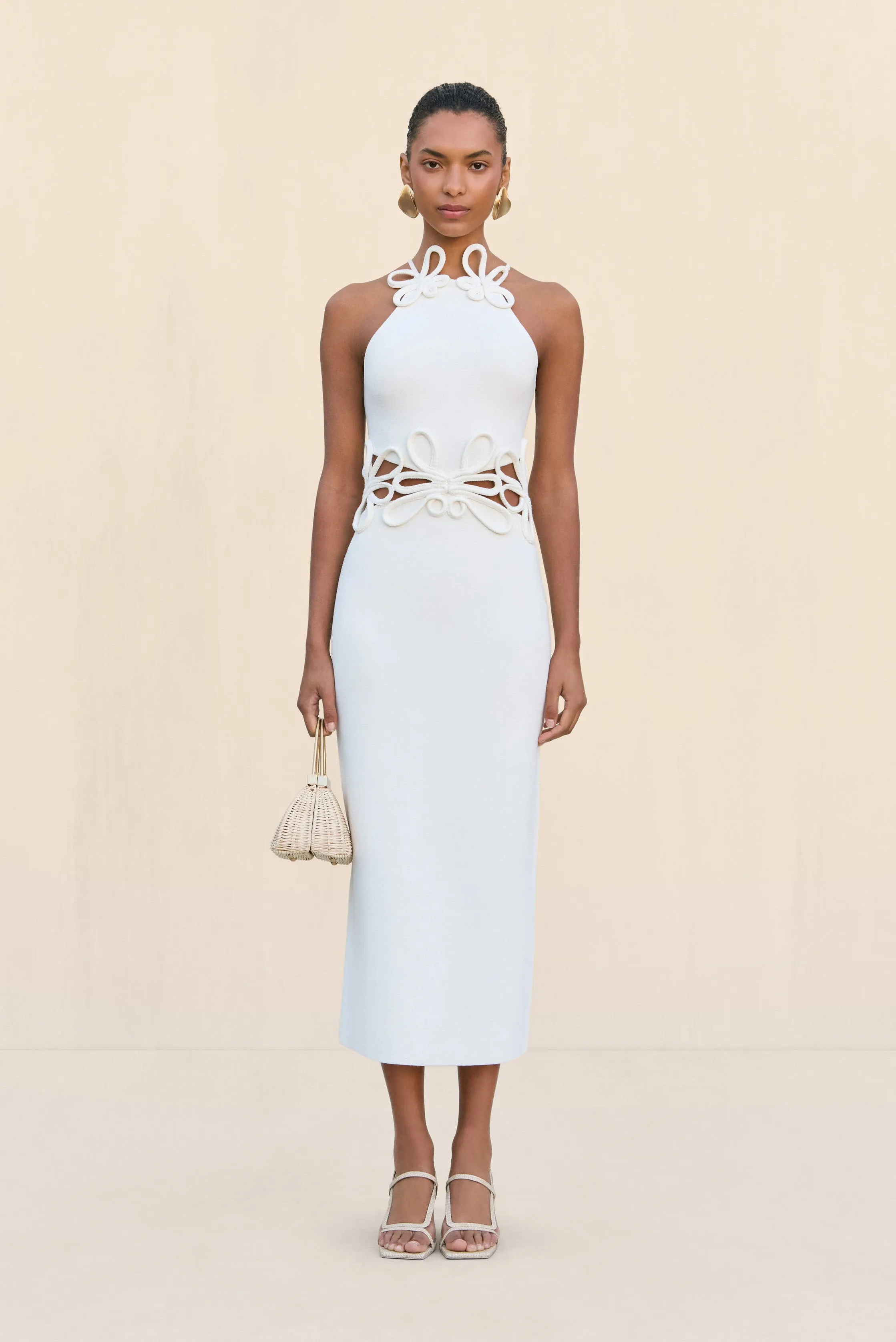 JENA KNIT DRESS - OFF WHITE sold by Cult Gaia product image thumbnail 2