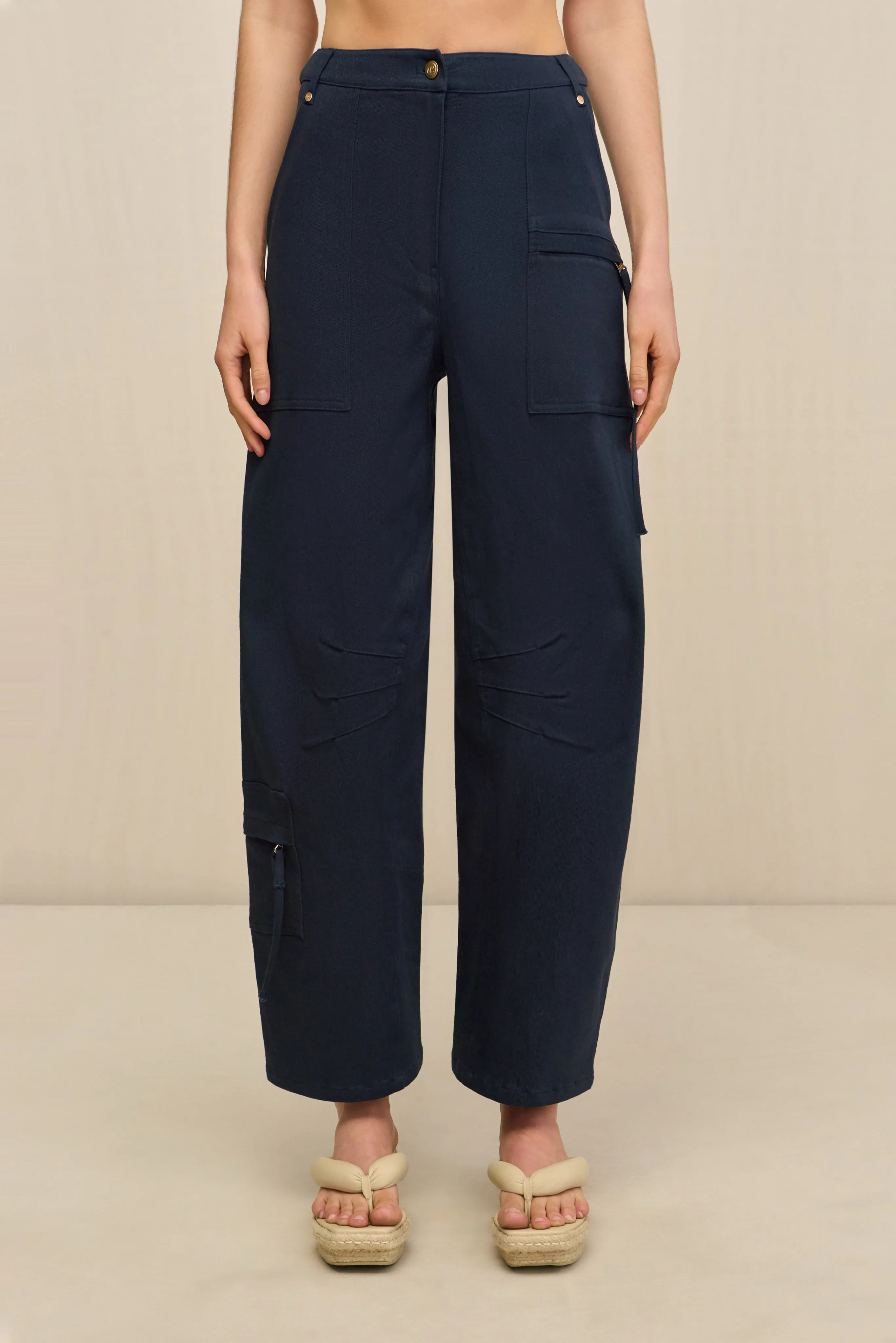 EWA PANT - DEEP LAKE sold by Cult Gaia product image thumbnail 2