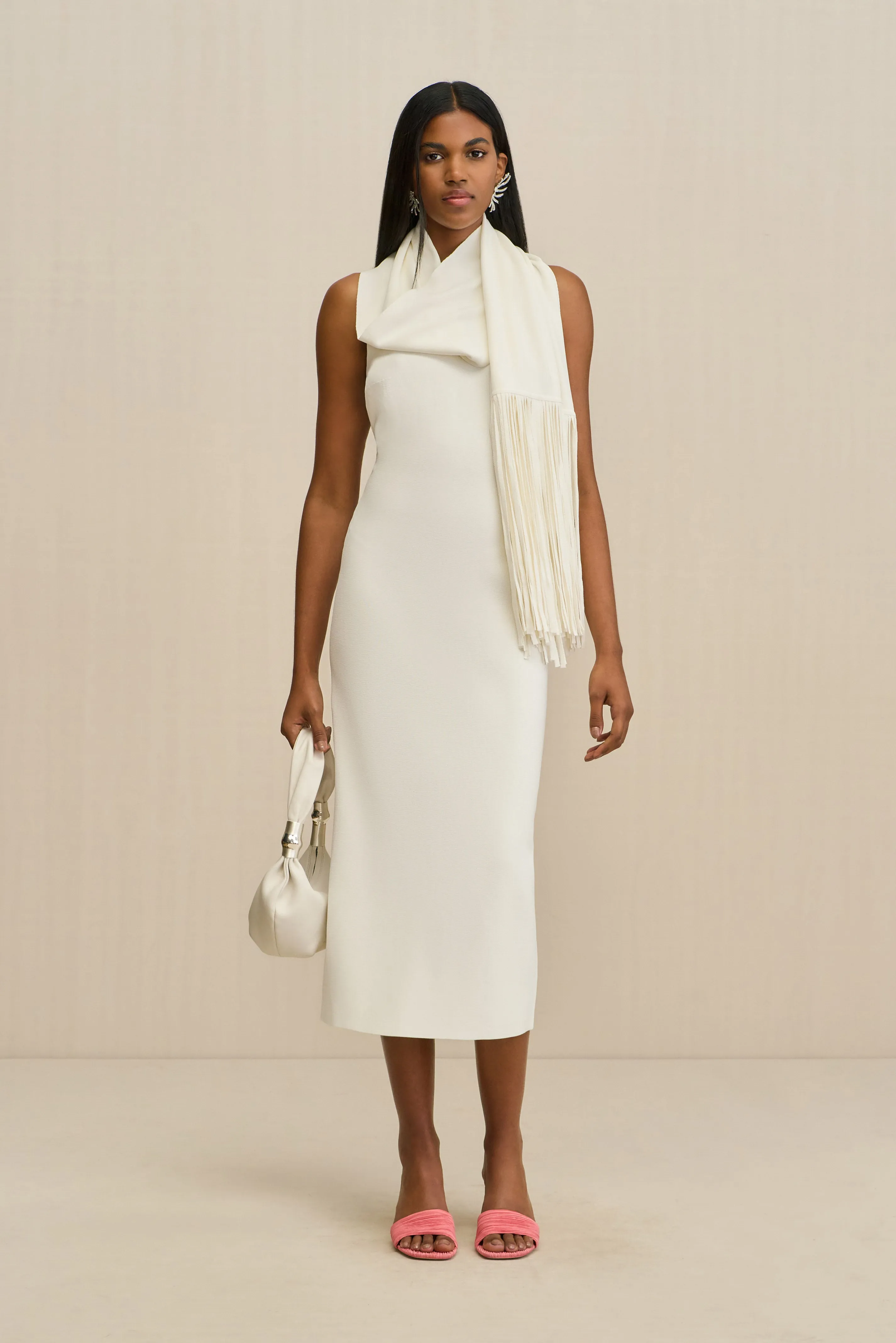 CAIA KNIT DRESS - OFF WHITE sold by Cult Gaia product image thumbnail 4