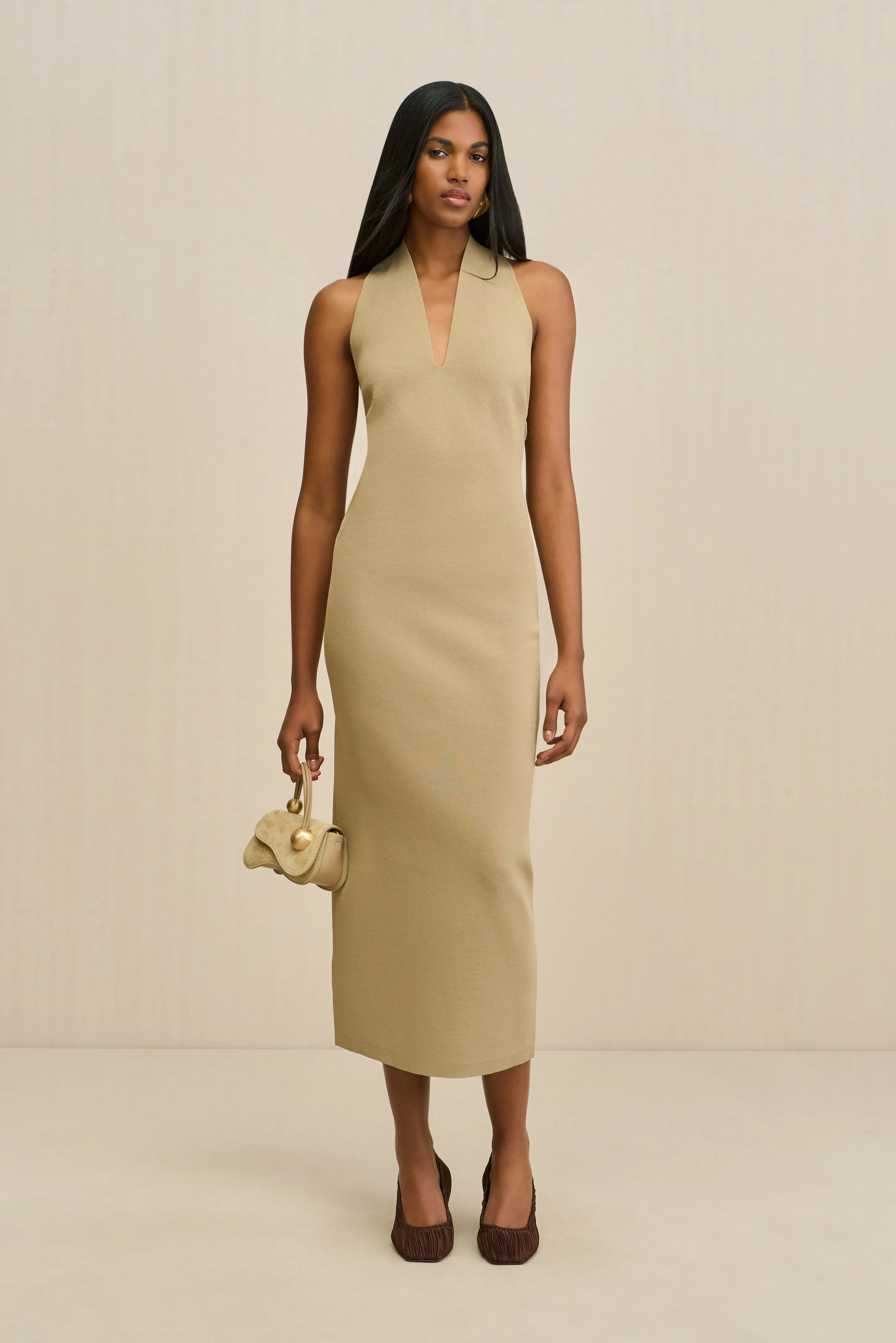 CAIA KNIT DRESS - NUTMEG sold by Cult Gaia product image thumbnail 4