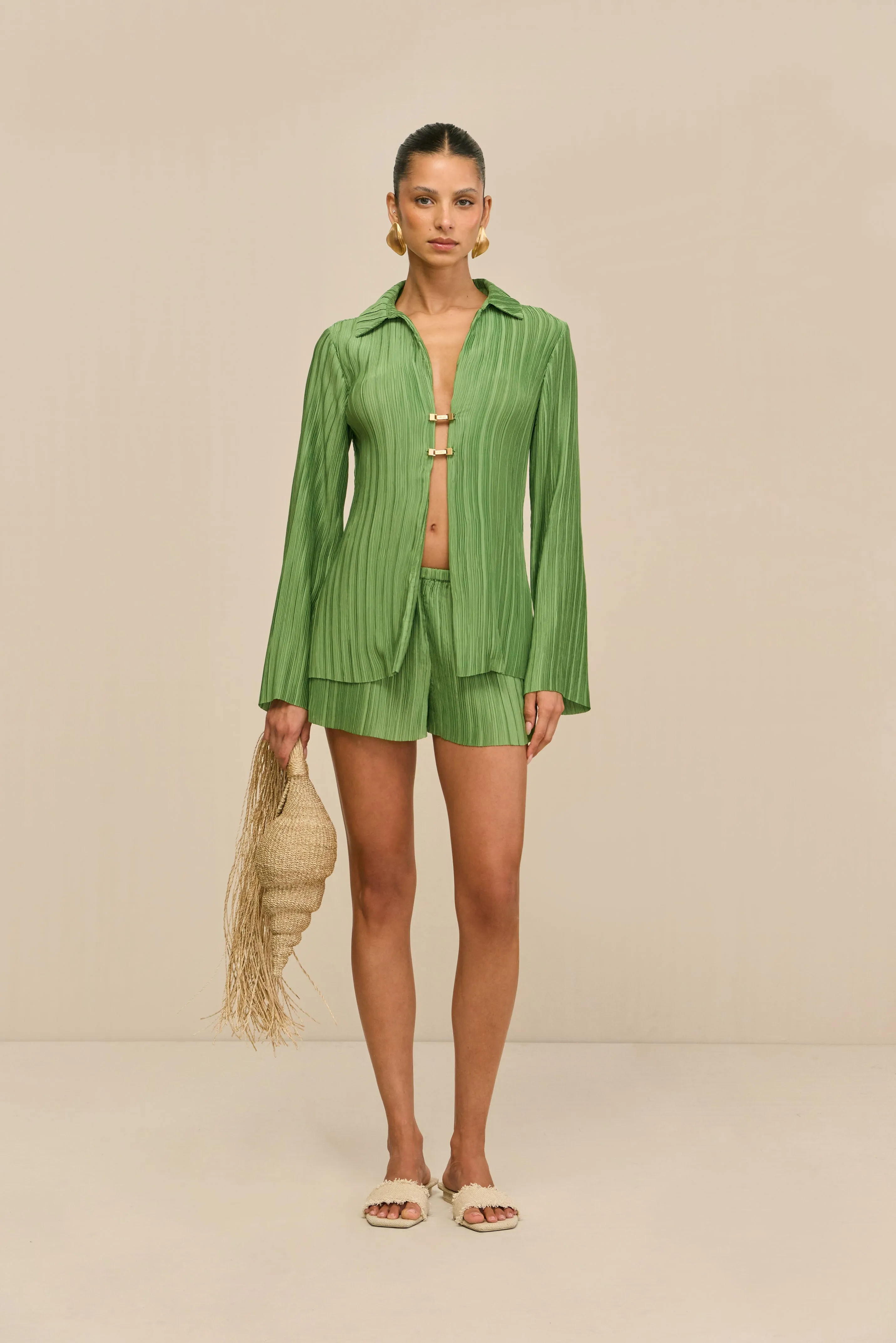 SINCLAIR SHORT - PISTACHIO sold by Cult Gaia