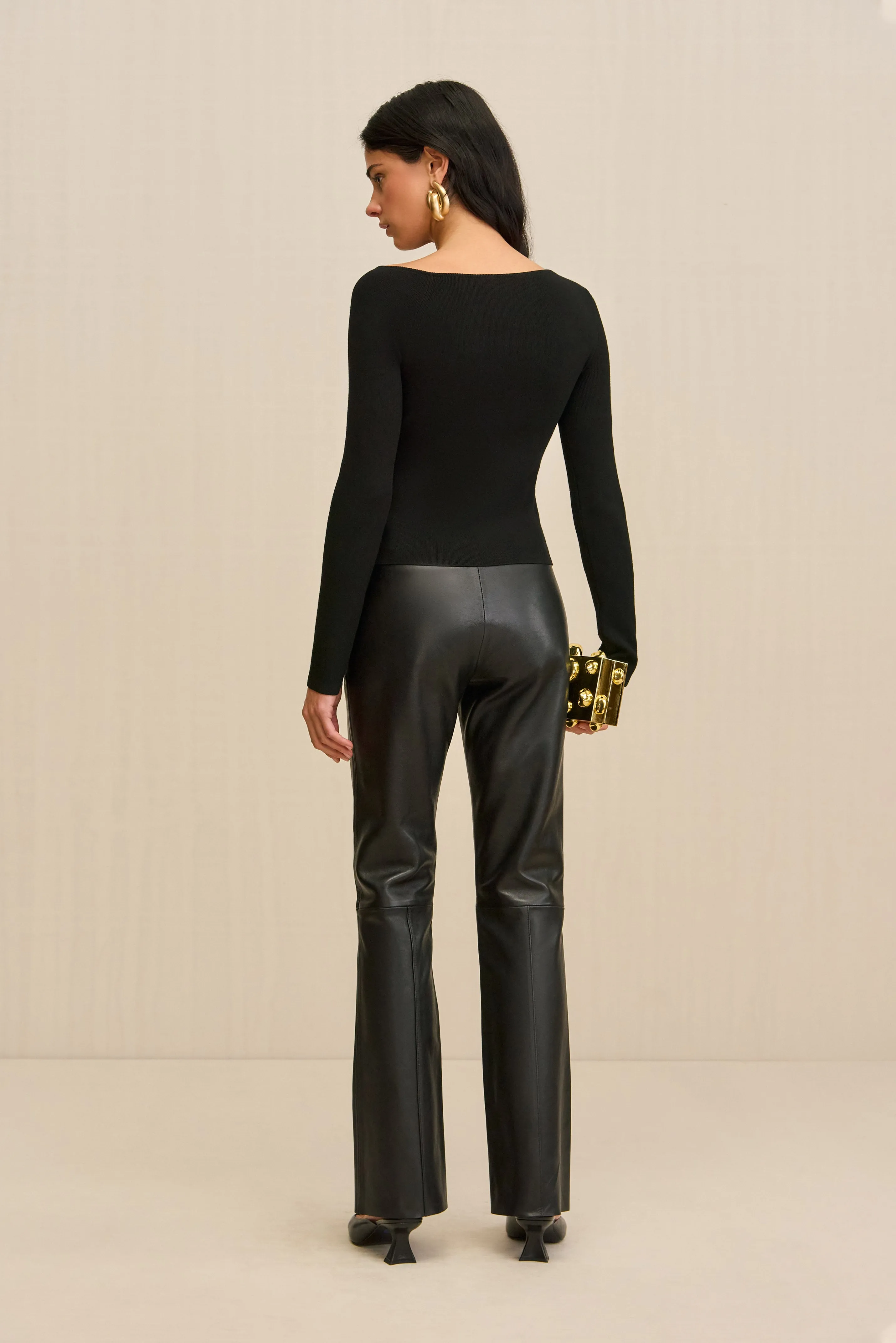 RAPHAEL PANT - BLACK sold by Cult Gaia product image thumbnail 5