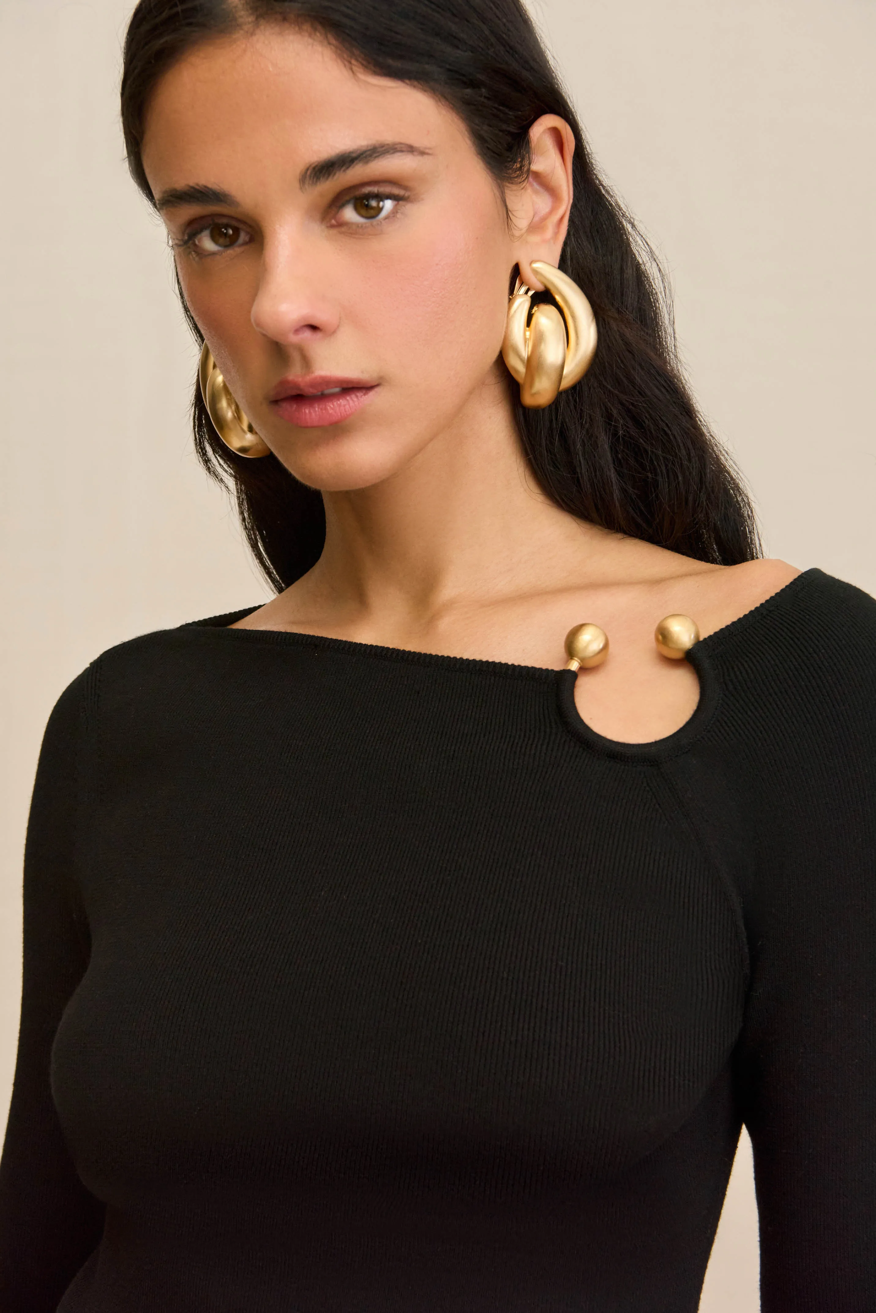 IRIS KNIT TOP - BLACK sold by Cult Gaia product image thumbnail 4