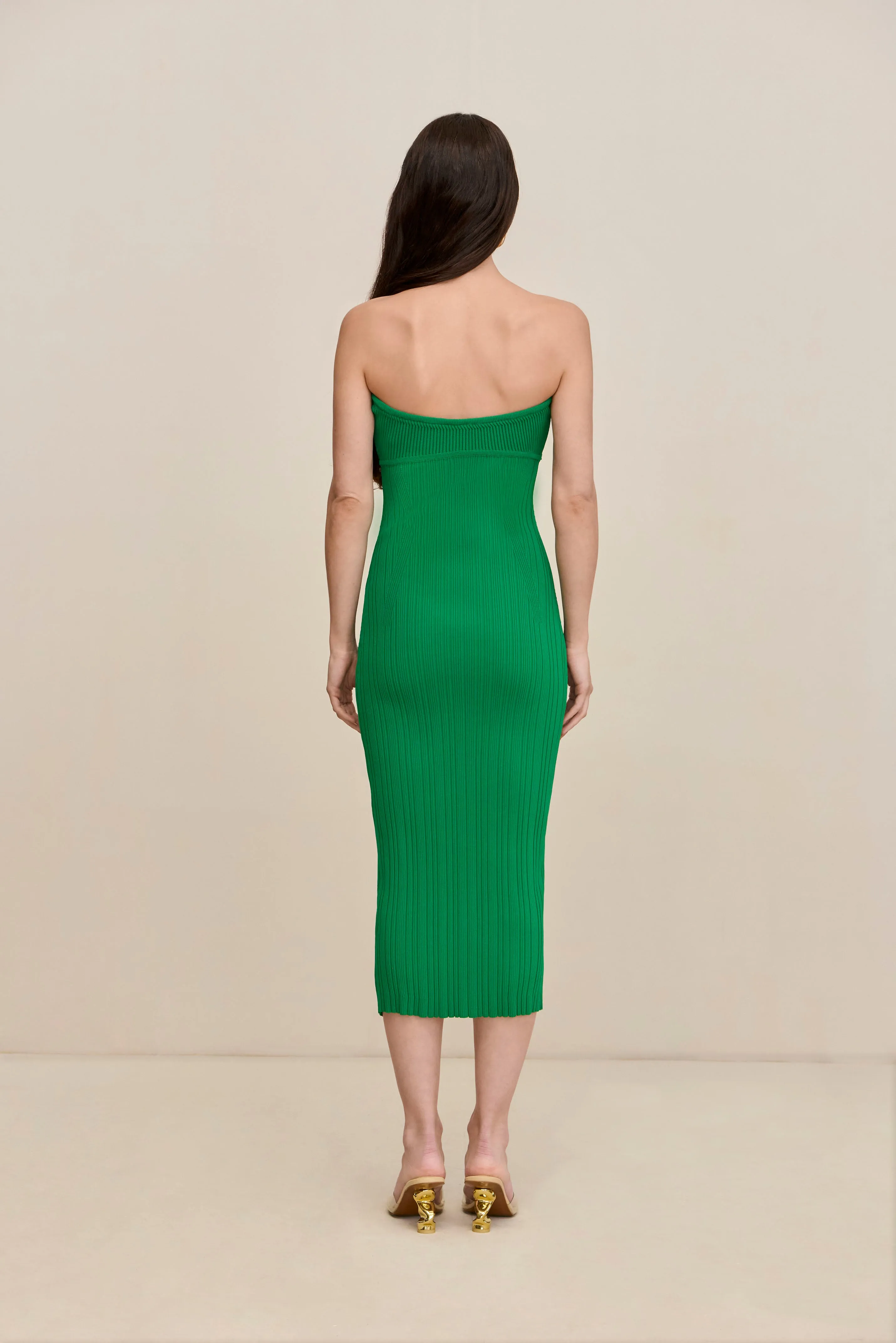 CHRISTY KNIT DRESS - MALACHITE sold by Cult Gaia product image thumbnail 5
