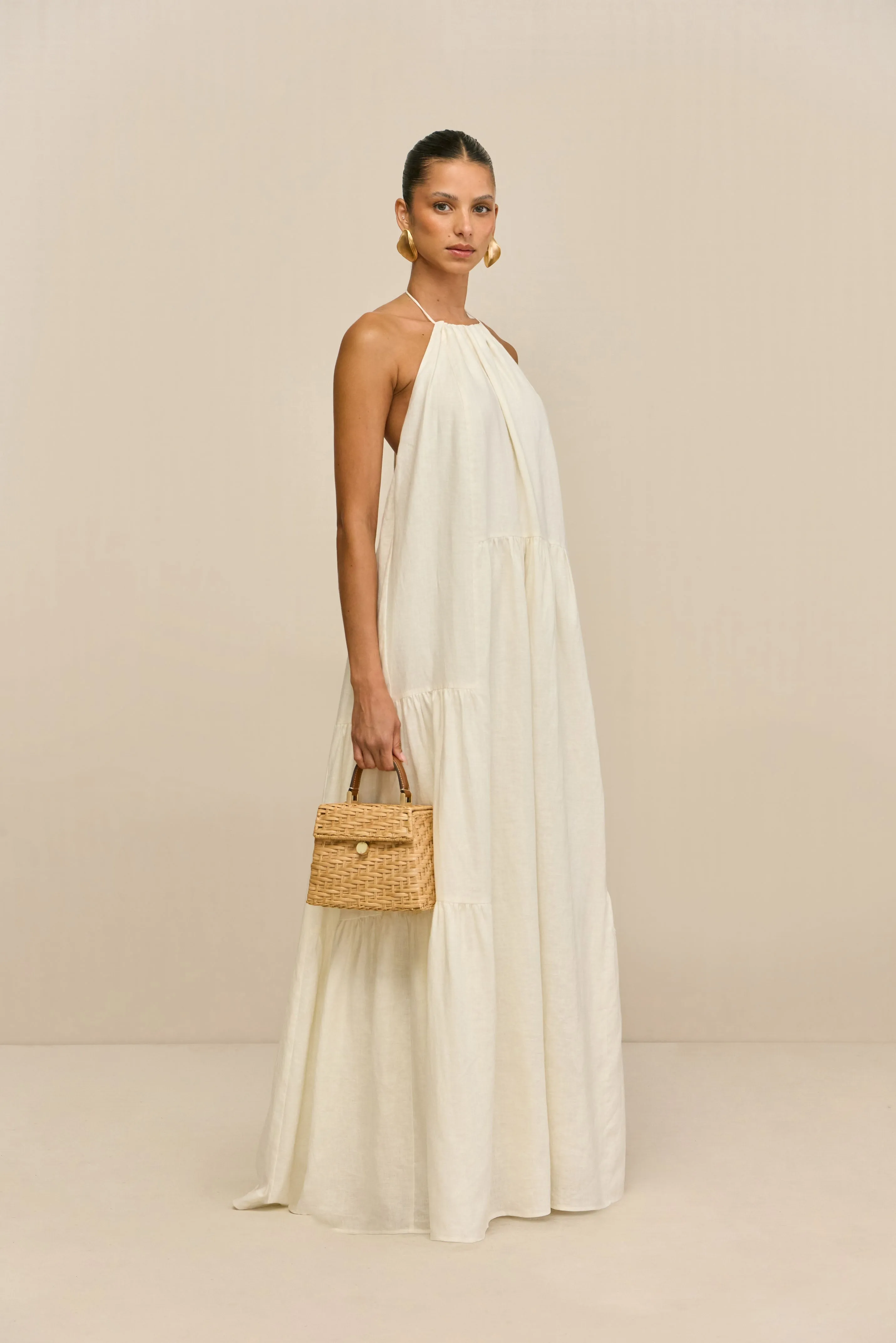 LAMI DRESS - OFF WHITE sold by Cult Gaia product image thumbnail 4