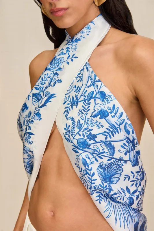 MIAMI SCARF - ADAM & EVE PRINT sold by Cult Gaia