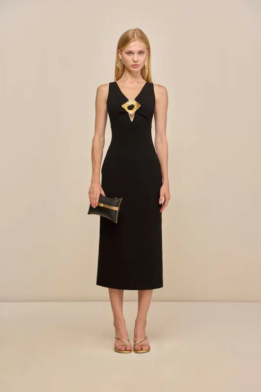 MARLA KNIT DRESS - BLACK sold by Cult Gaia