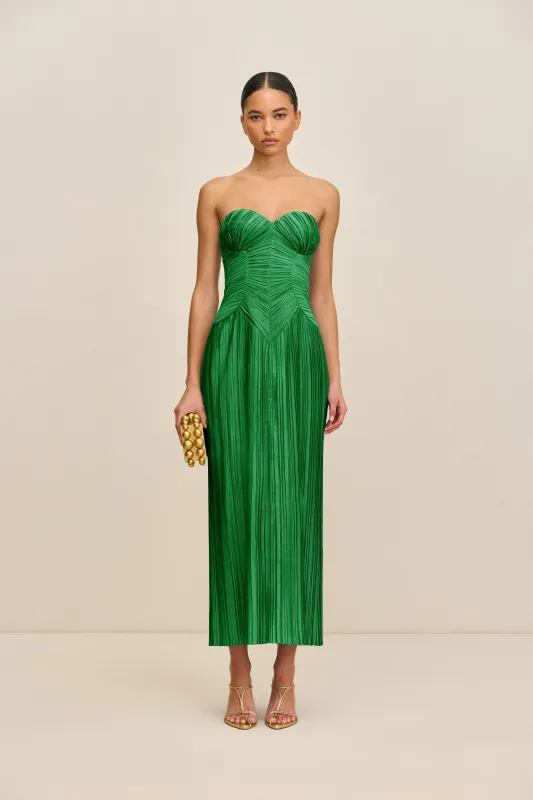 ASHIKA GOWN - MALACHITE sold by Cult Gaia