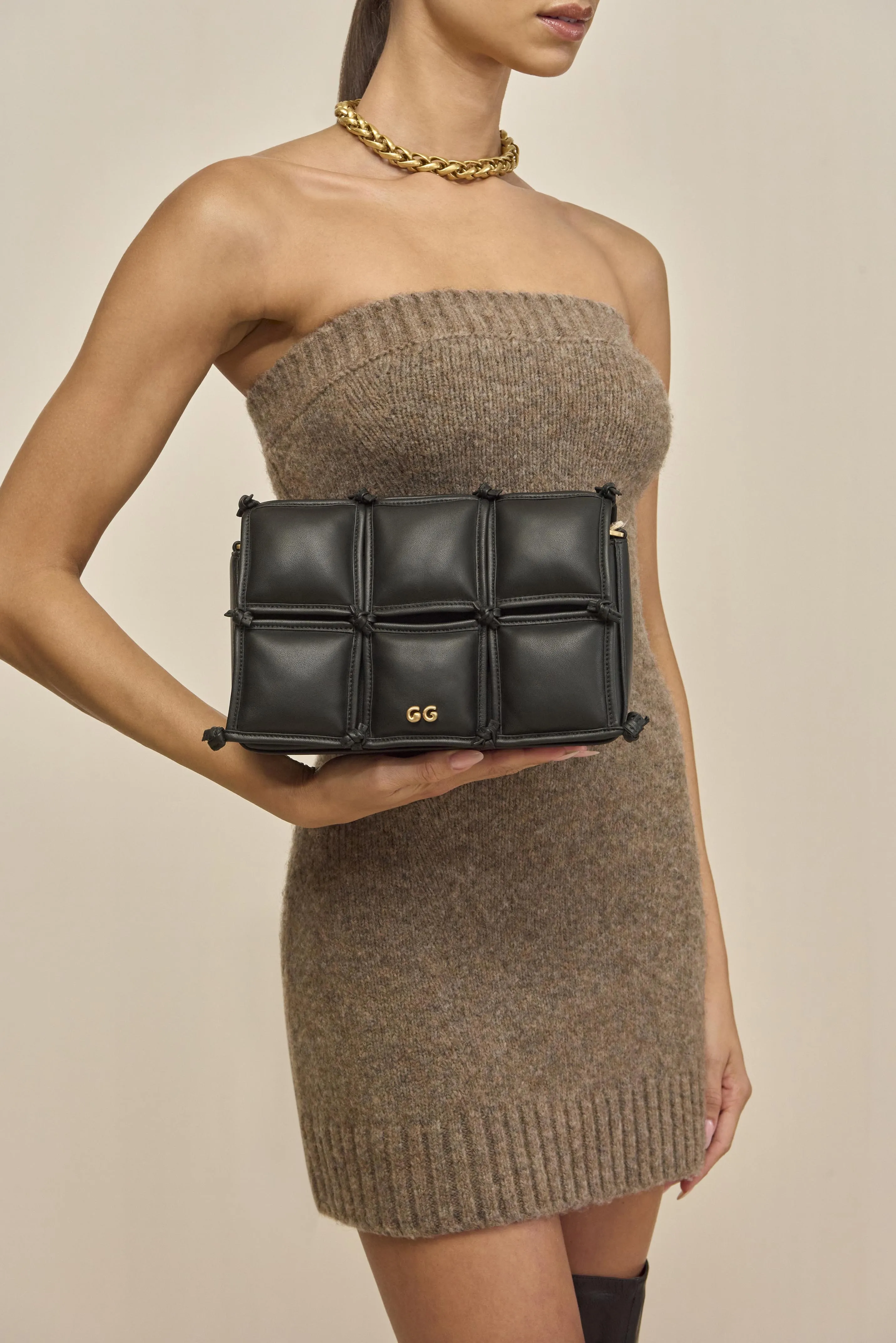 GAIA'S PUFF CROSSBODY BAG - BLACK sold by Cult Gaia product image thumbnail 2