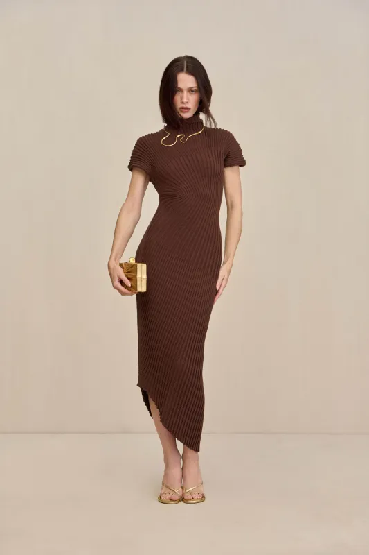 CHRYSTA KNIT DRESS - JAVA sold by Cult Gaia