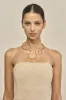 SUNI CHOKER - BRUSHED BRASS sold by Cult Gaia
