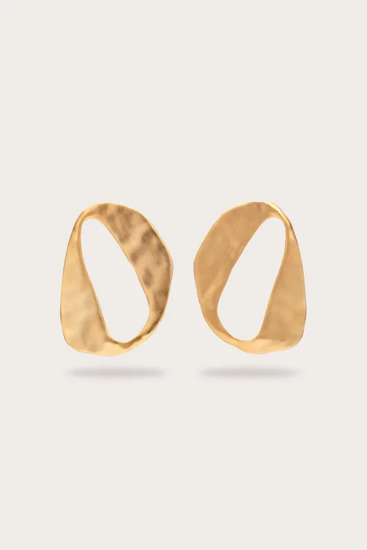 RUE EARRING - BRUSHED BRASS sold by Cult Gaia