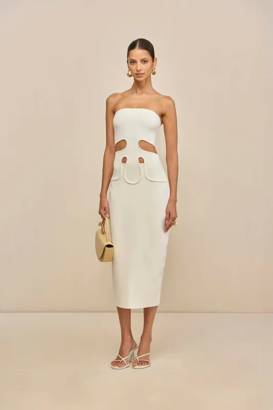 BRUNELO KNIT DRESS - OFF WHITE sold by Cult Gaia