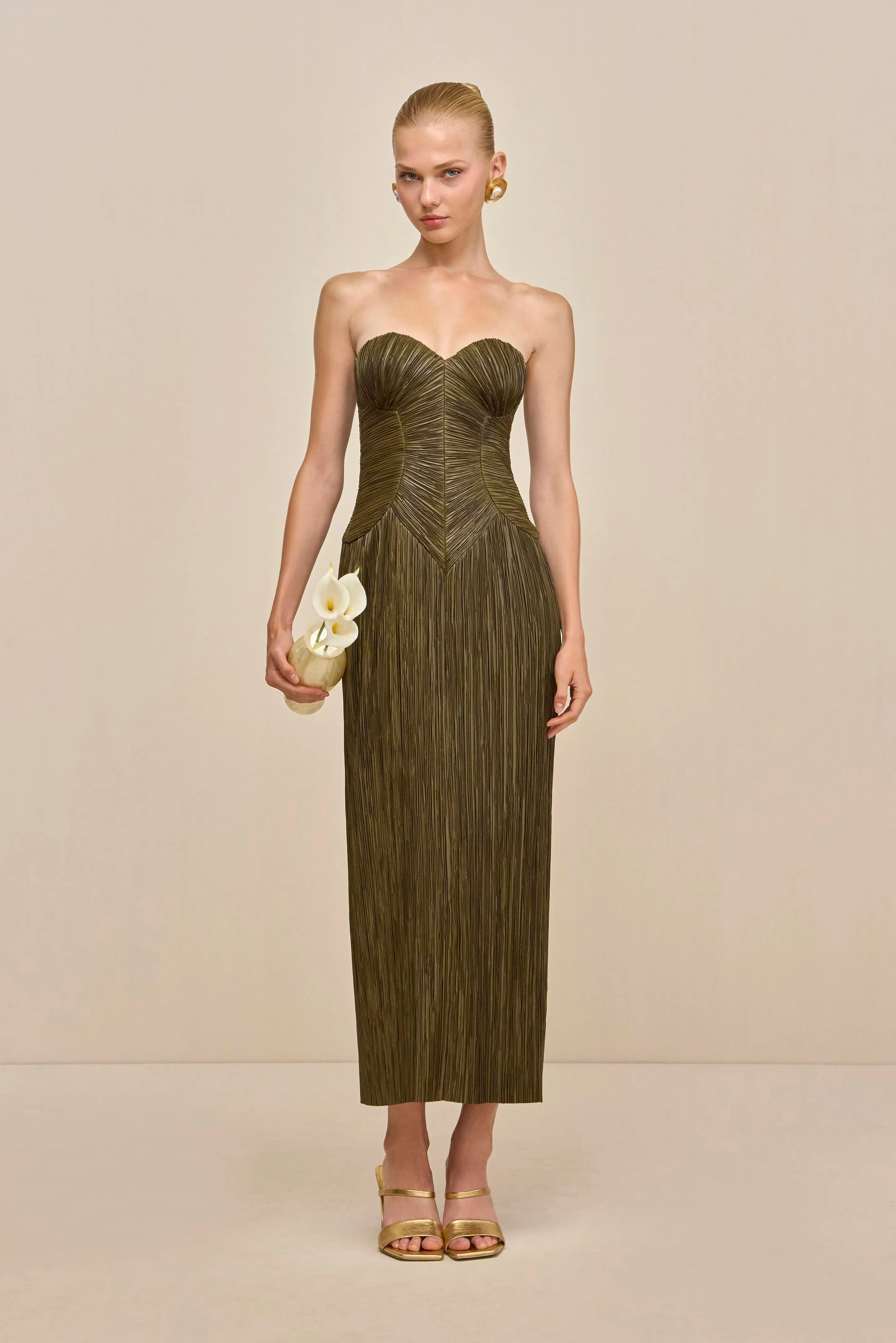 ASHIKA GOWN - ROSEMARY sold by Cult Gaia