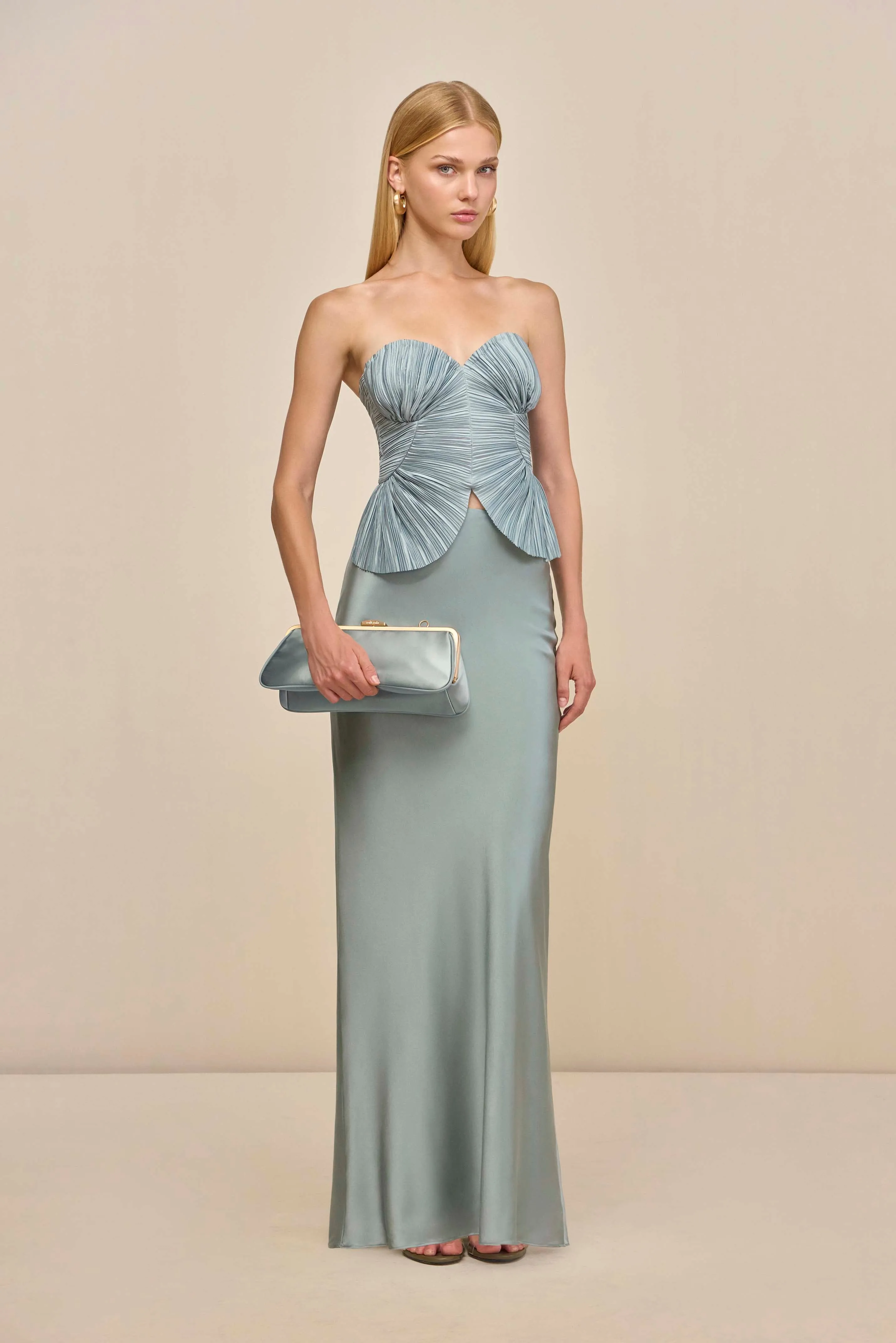 CHANTEL SKIRT - CELADON sold by Cult Gaia