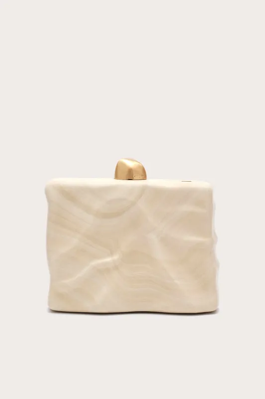 FLYN CLUTCH - TRAVERTINE sold by Cult Gaia