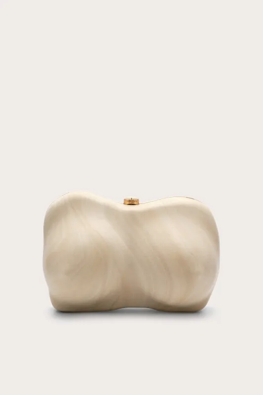 REINA CLUTCH - TRAVERTINE sold by Cult Gaia