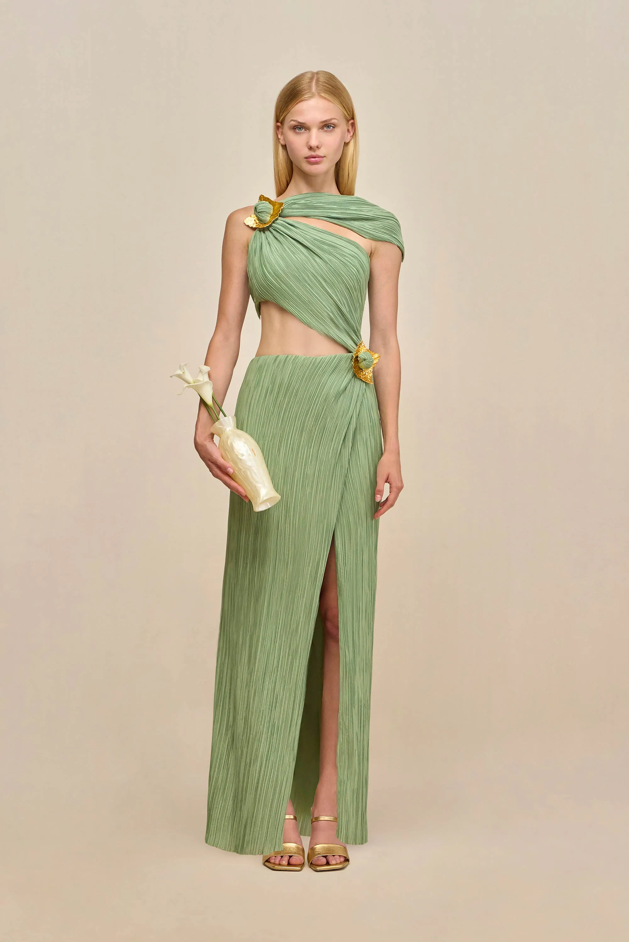 LOAH DRESS - MOLDAVITE sold by Cult Gaia product image thumbnail 2