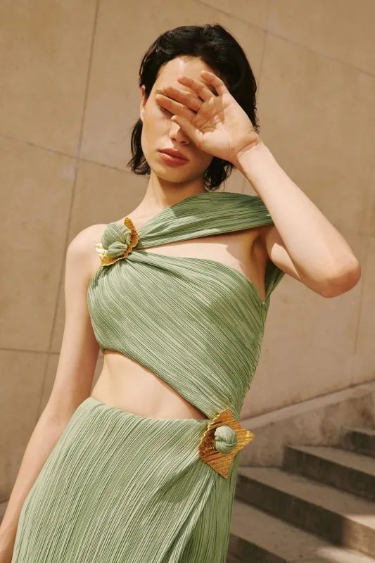 LOAH DRESS - MOLDAVITE made by Cult Gaia