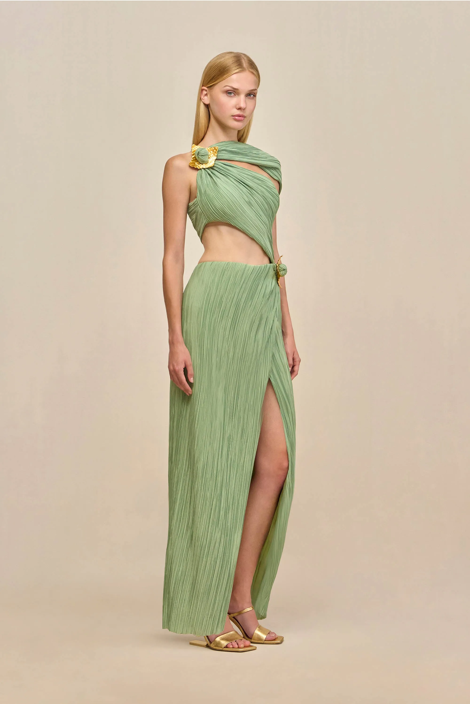 LOAH DRESS - MOLDAVITE sold by Cult Gaia product image thumbnail 4
