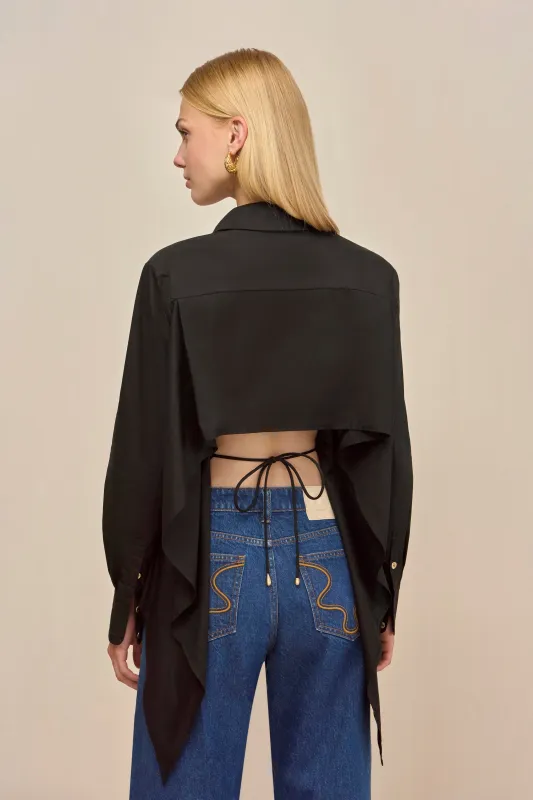 EMELYN TOP - BLACK sold by Cult Gaia