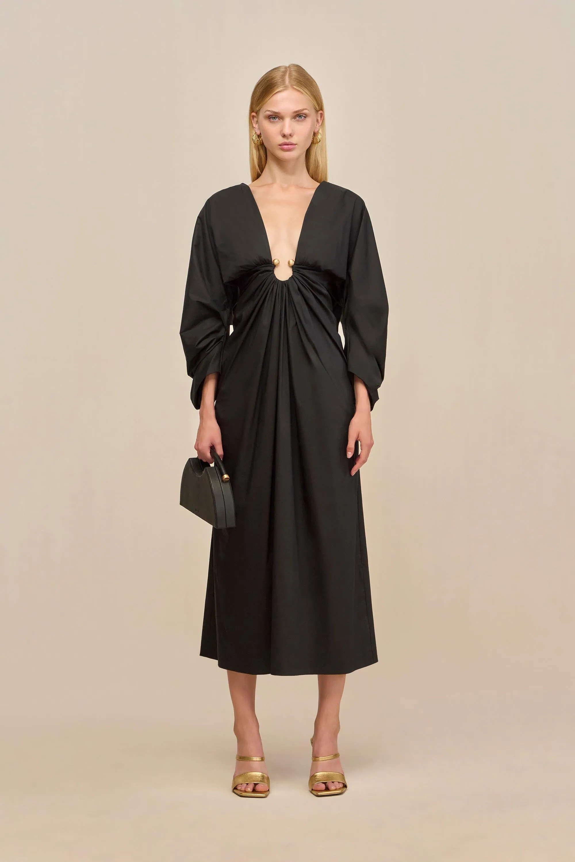 ELYZA DRESS - BLACK sold by Cult Gaia product image thumbnail 5