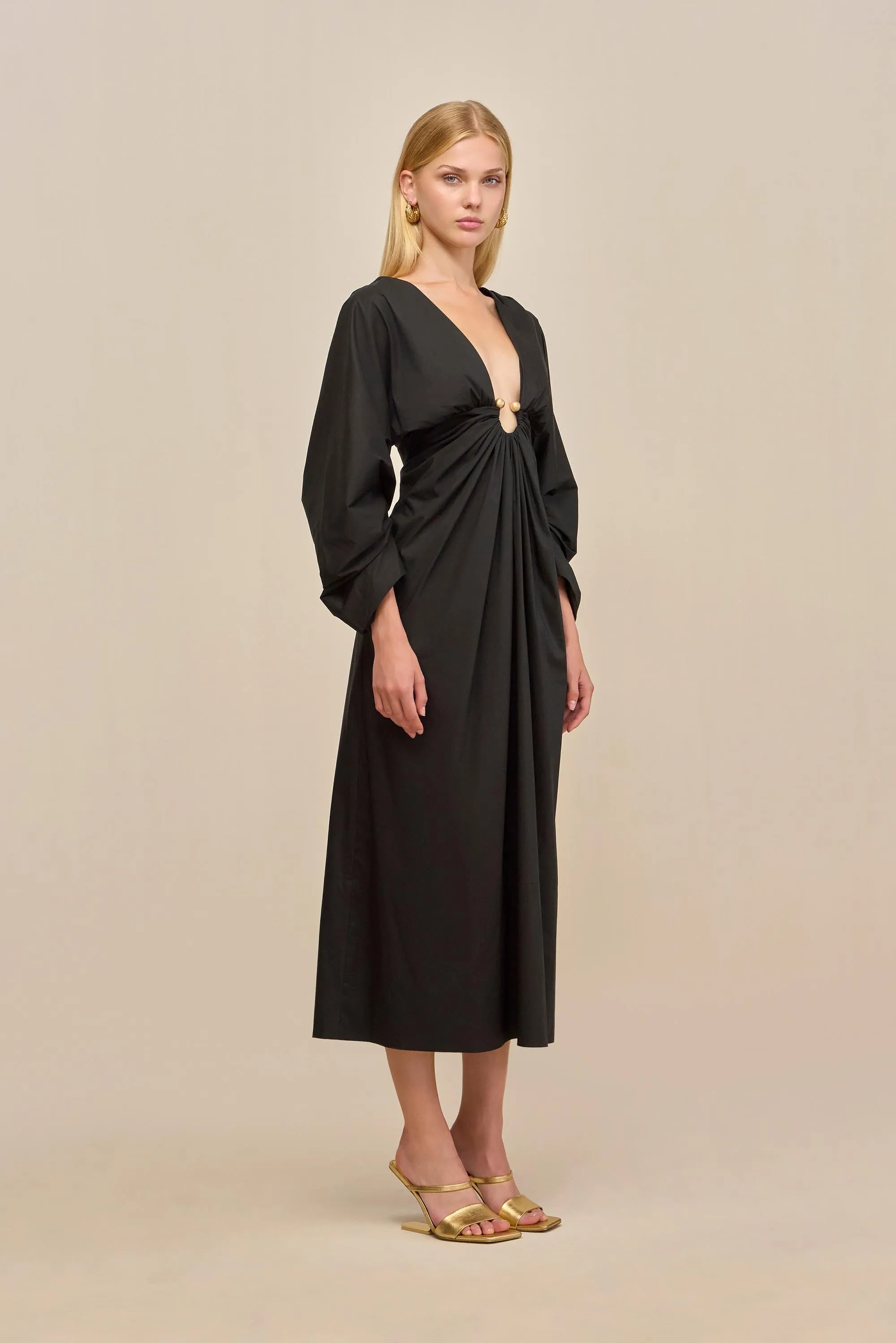 ELYZA DRESS - BLACK sold by Cult Gaia product image thumbnail 4