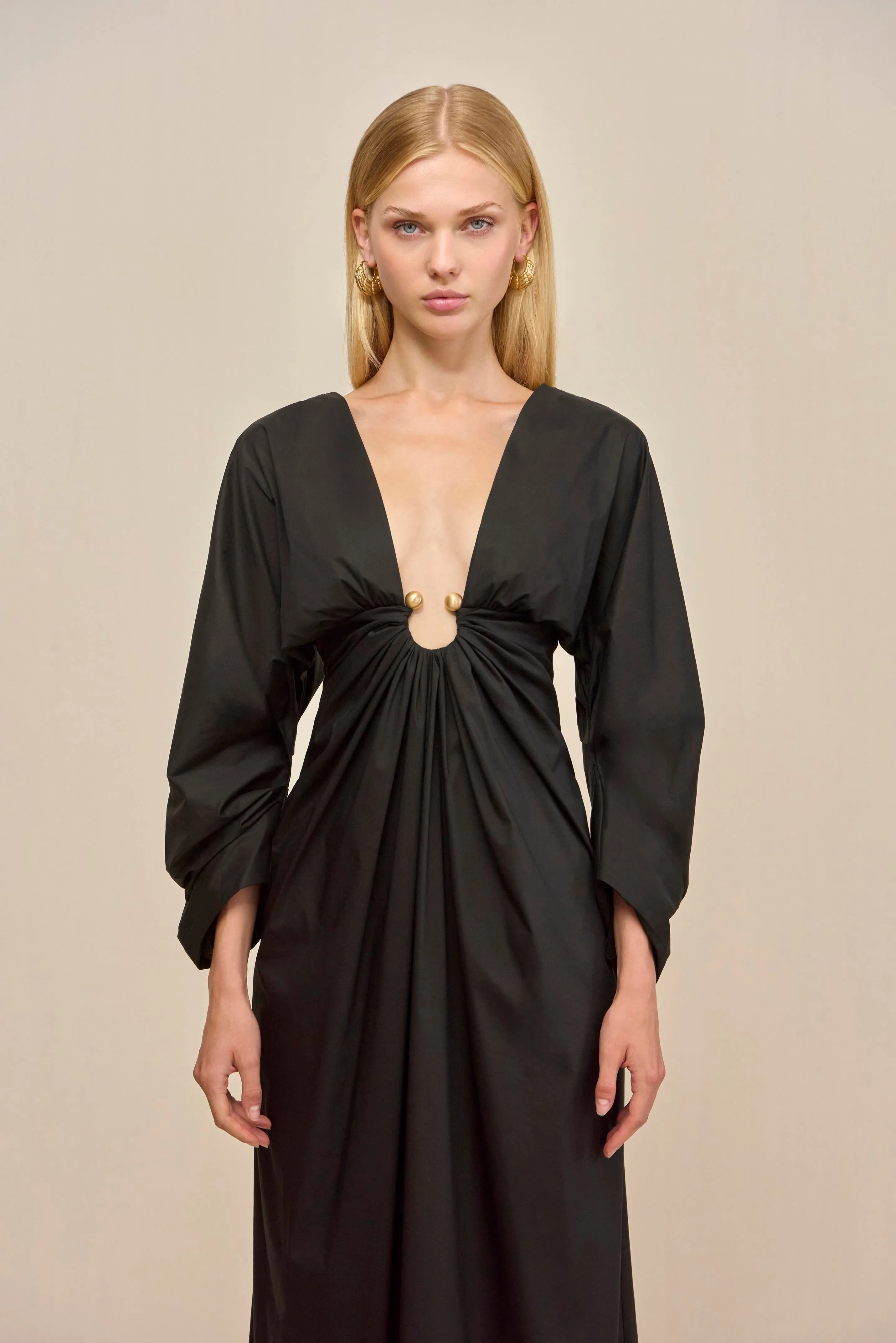 ELYZA DRESS - BLACK sold by Cult Gaia product image thumbnail 3