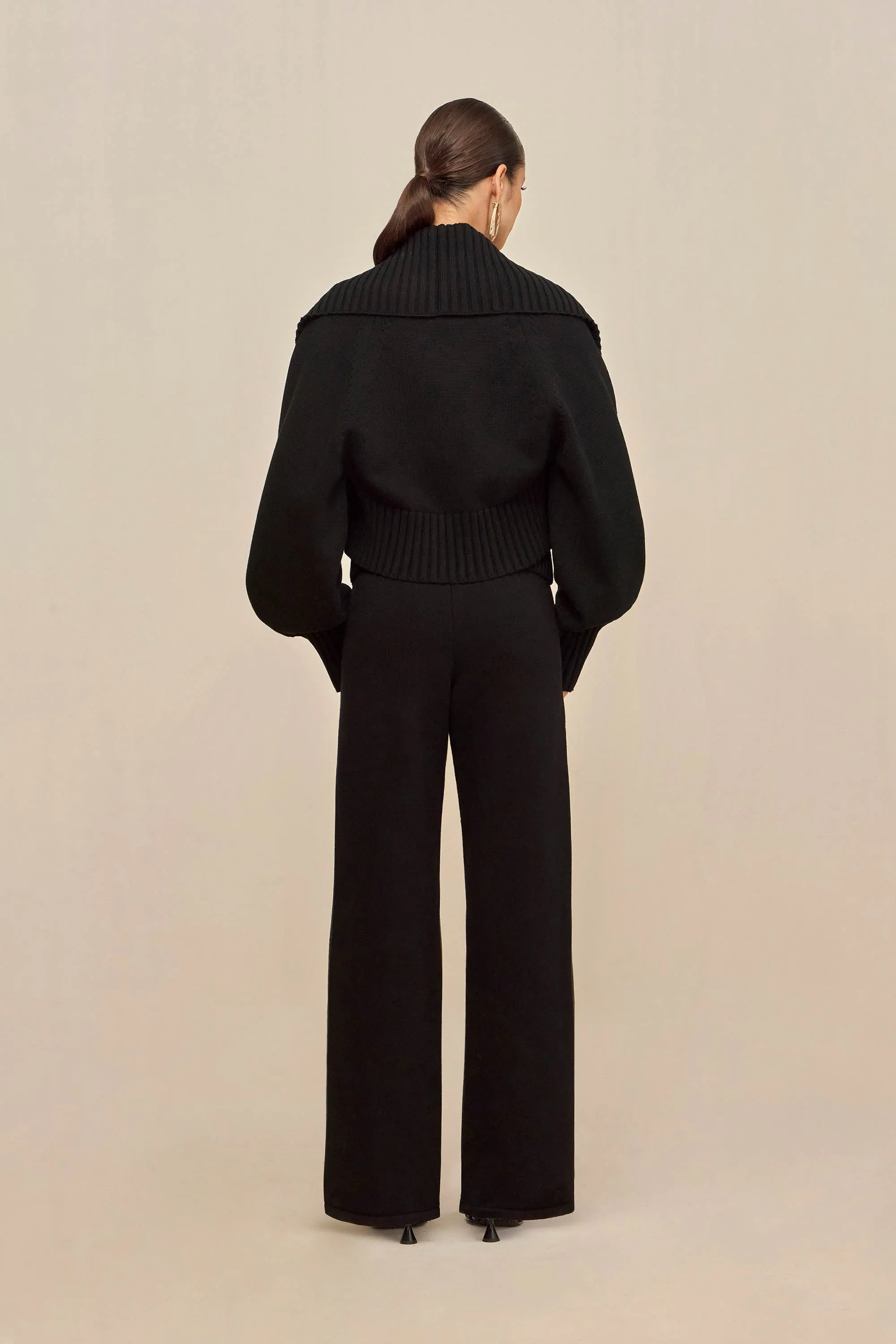 COREY KNIT CARDIGAN - BLACK sold by Cult Gaia product image thumbnail 2