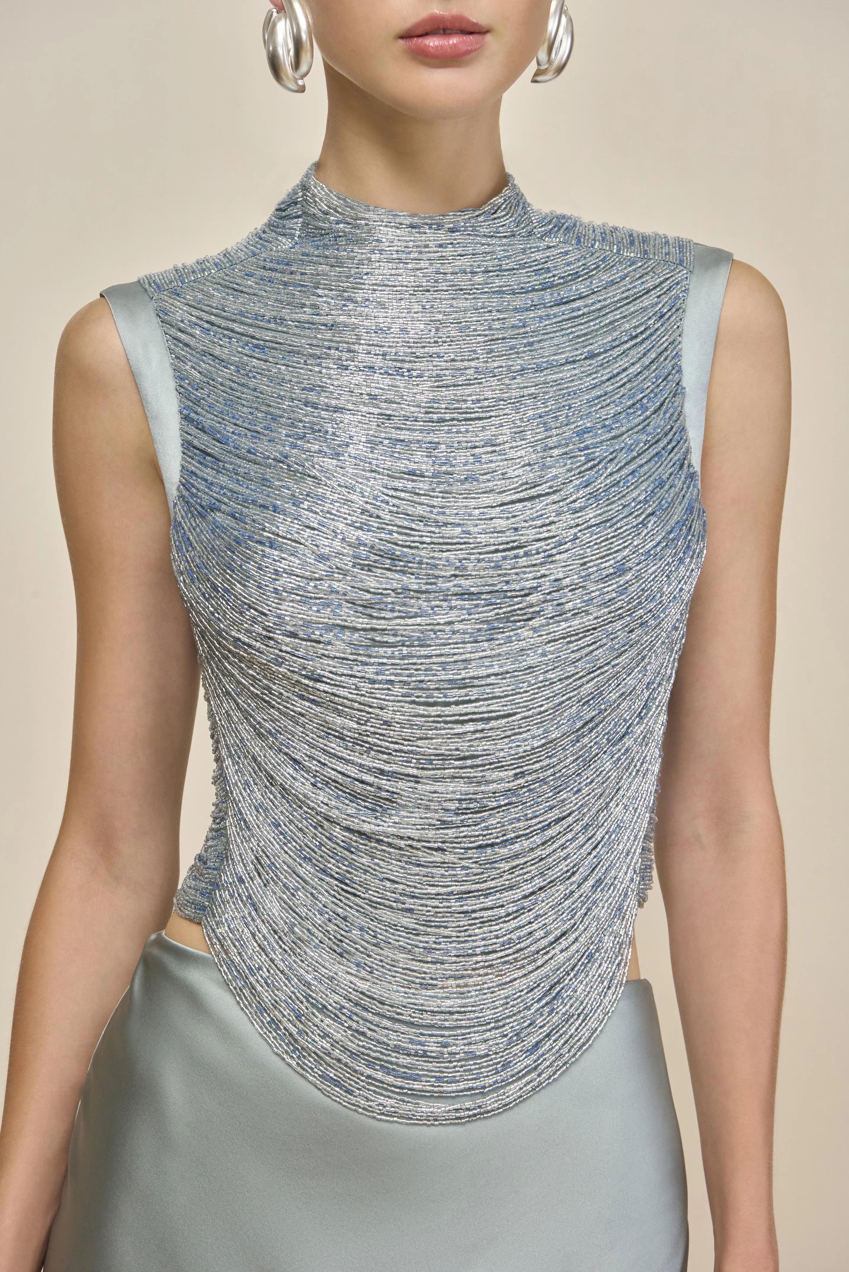 TARAJI TOP - CELADON sold by Cult Gaia product image thumbnail 2