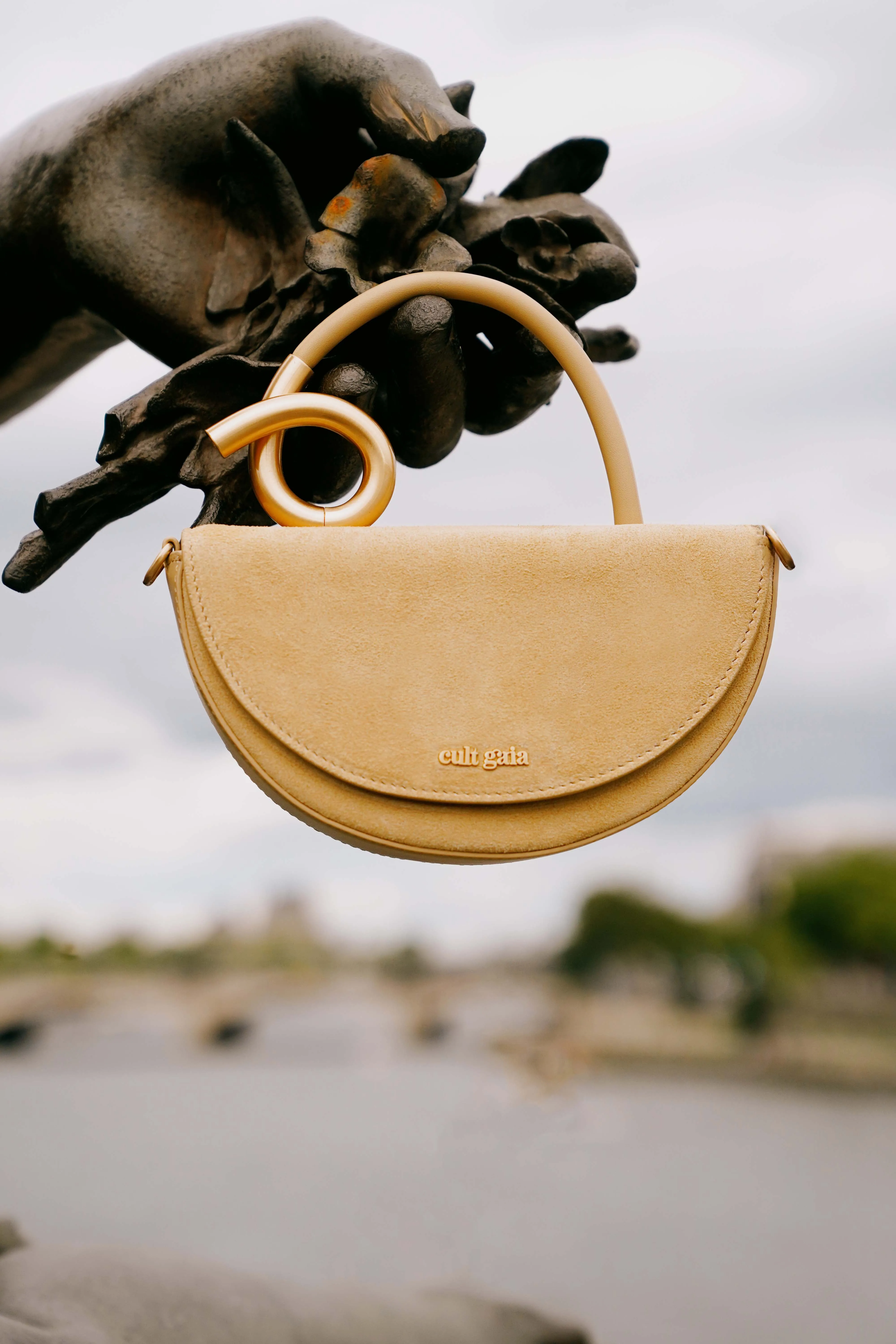 AZARIAH NANO CROSSBODY BAG - SAND sold by Cult Gaia