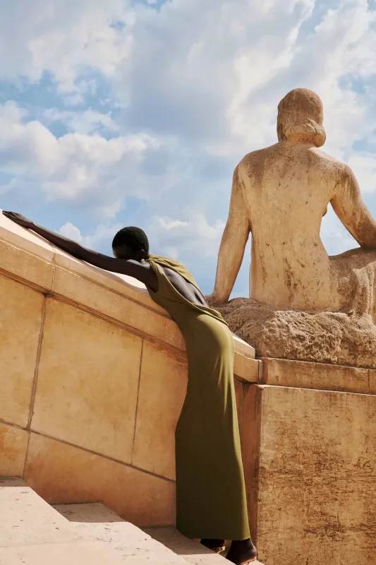 IZOLA GOWN - ROSEMARY sold by Cult Gaia