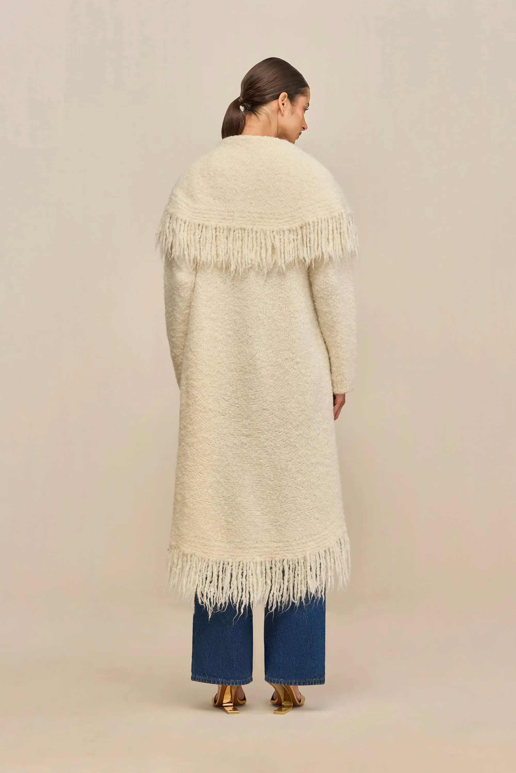 VICTORIA DUSTER - CREAM sold by Cult Gaia product image thumbnail 5