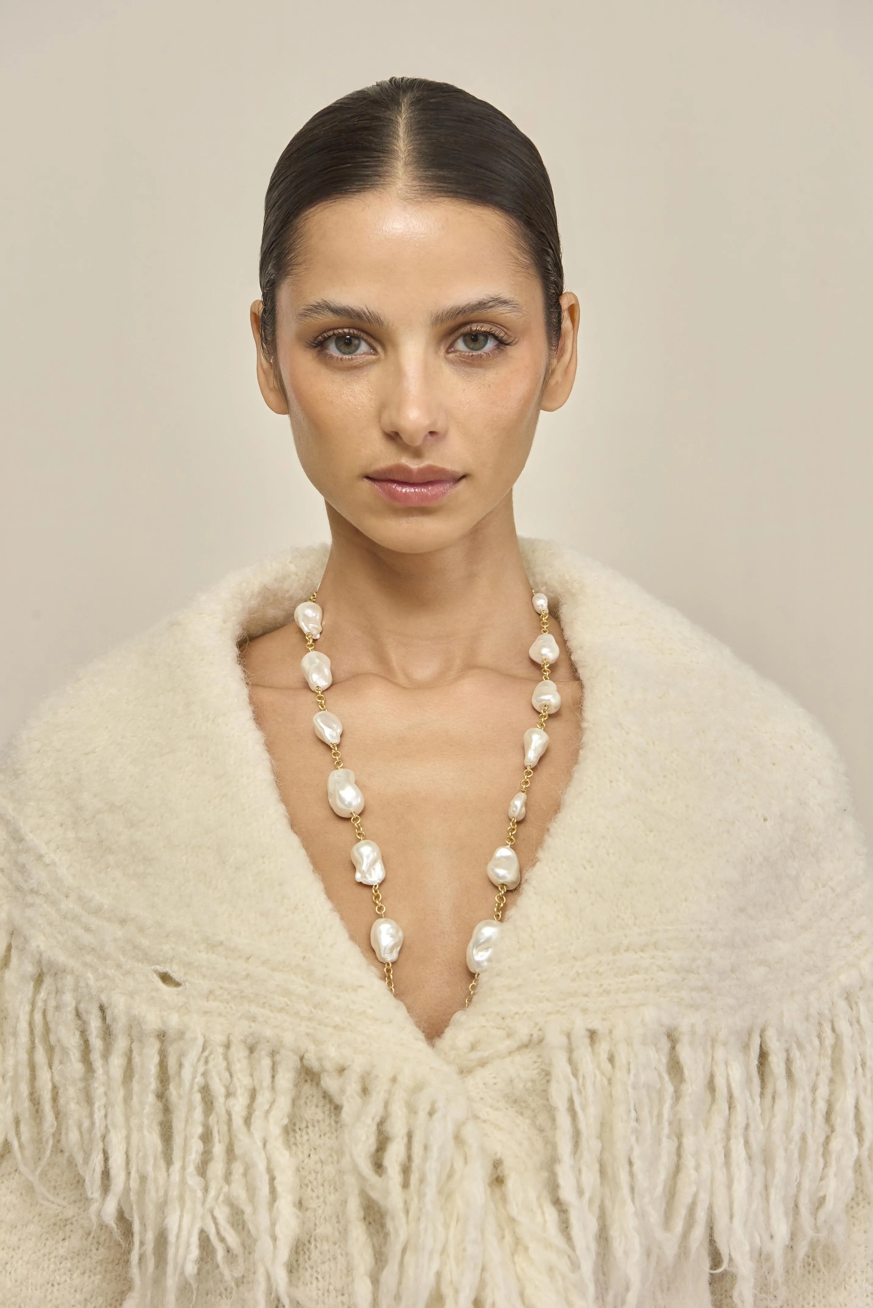 VICTORIA DUSTER - CREAM sold by Cult Gaia product image thumbnail 4