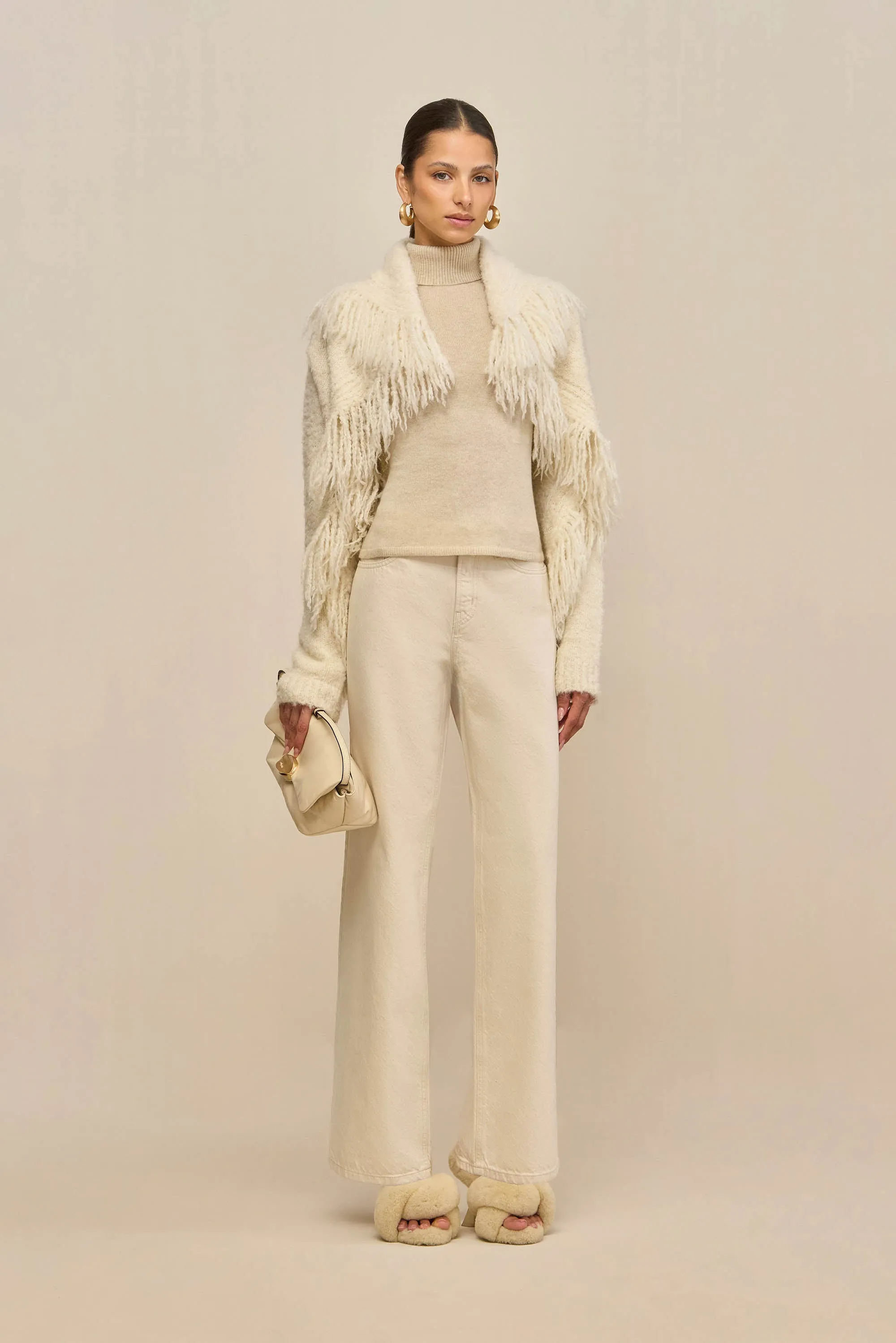 MICHELLE CARDIGAN - CREAM sold by Cult Gaia product image thumbnail 3