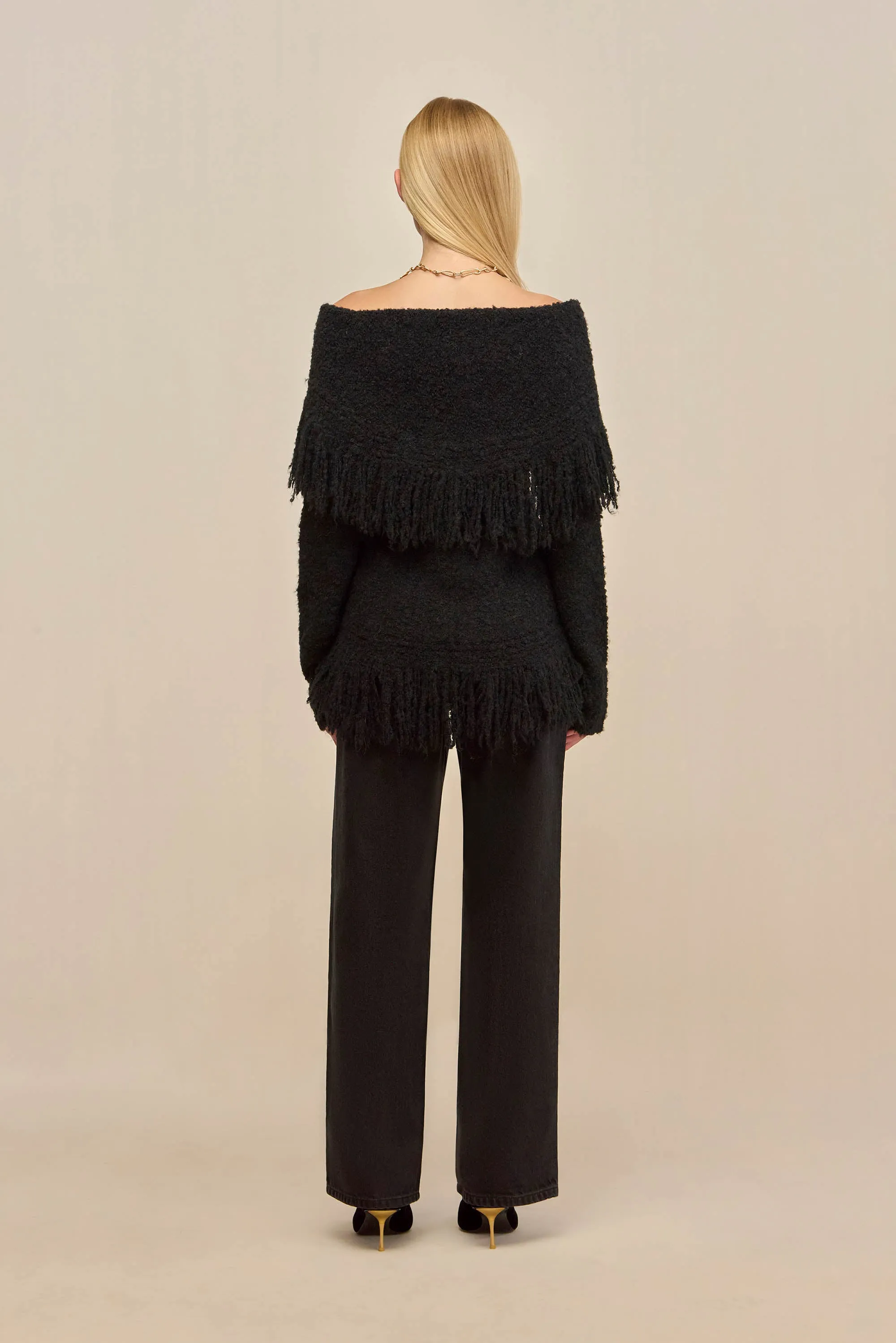 MICHELLE CARDIGAN - BLACK sold by Cult Gaia product image thumbnail 5