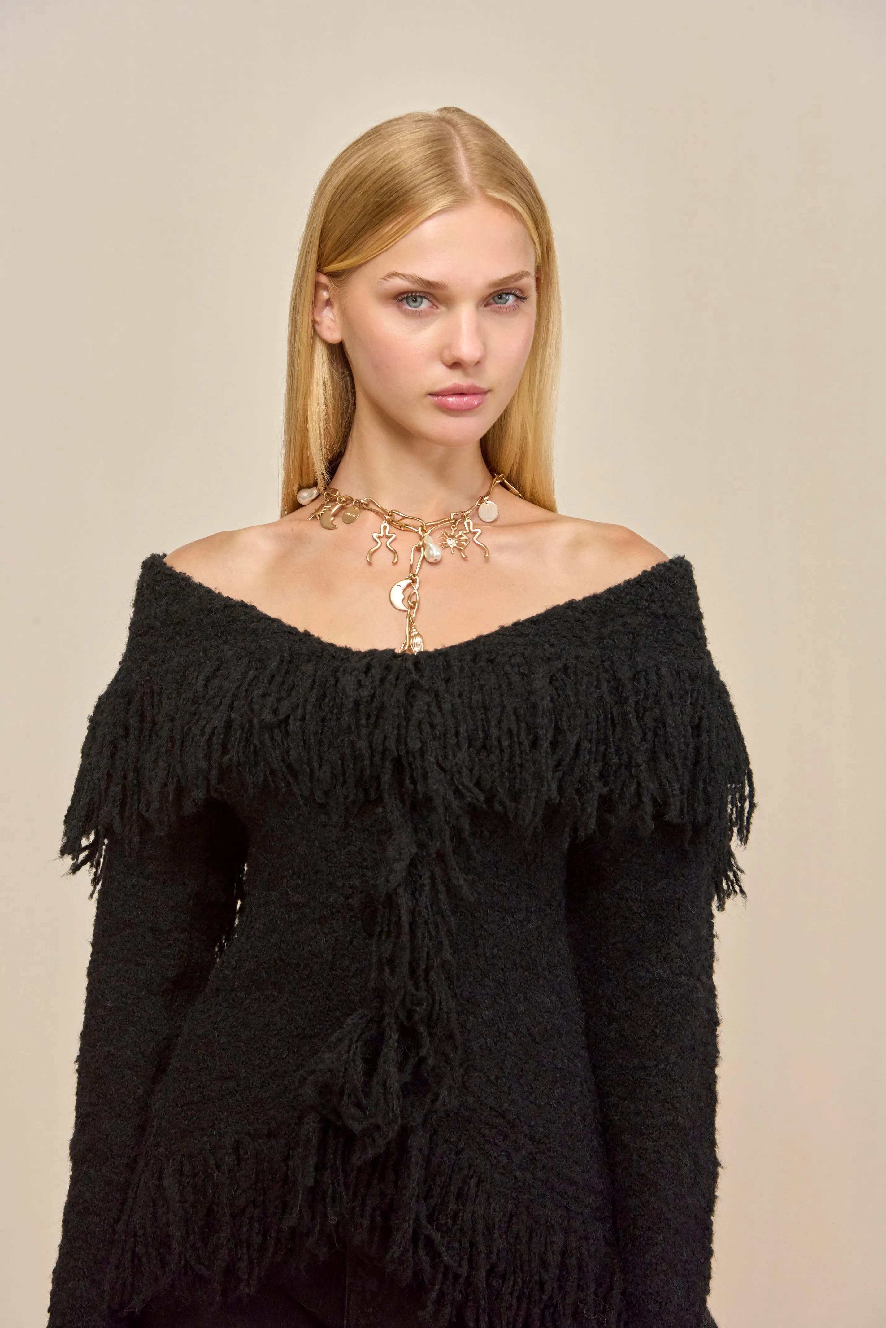 MICHELLE CARDIGAN - BLACK sold by Cult Gaia product image thumbnail 3