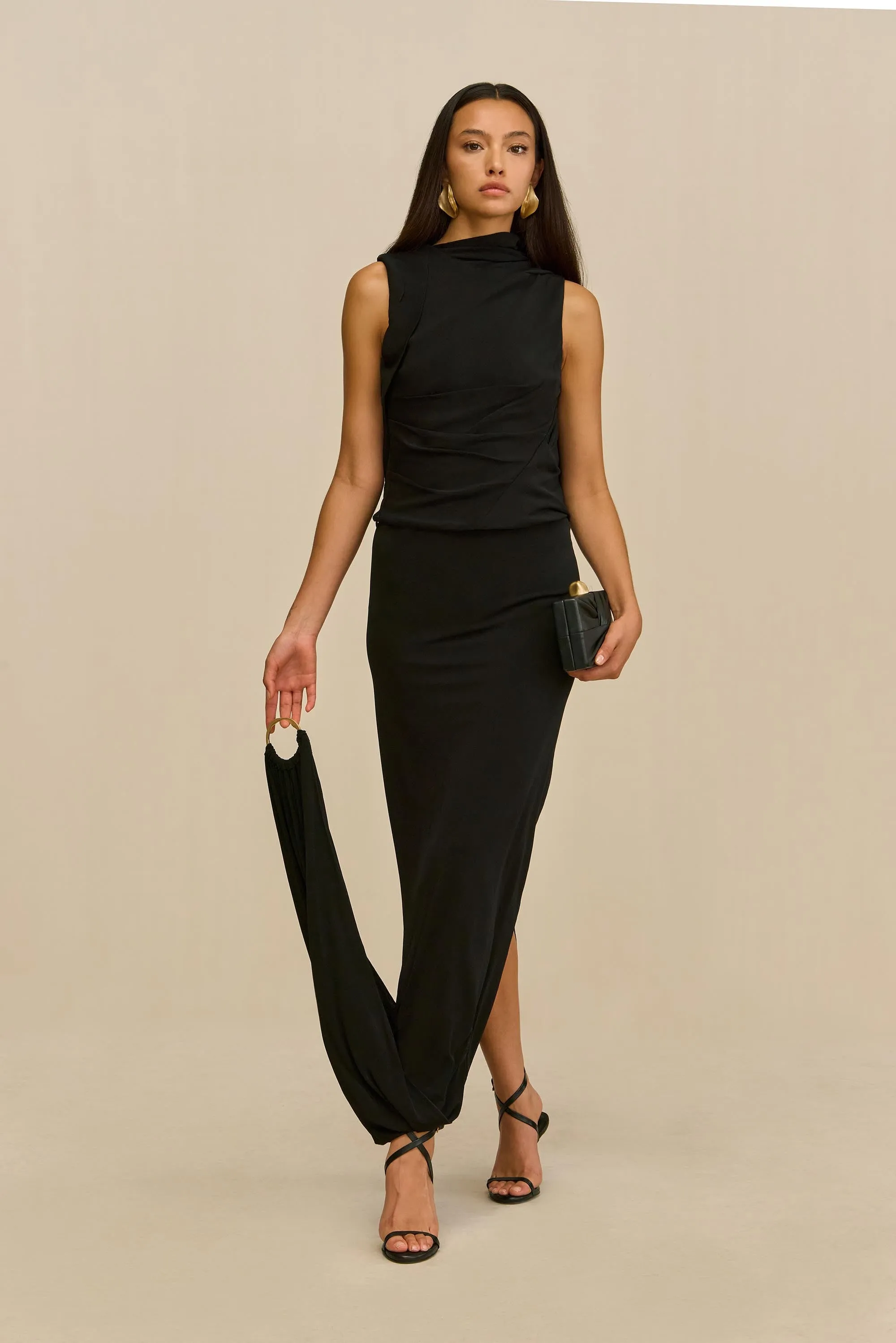 KAYLYN SKIRT - BLACK sold by Cult Gaia