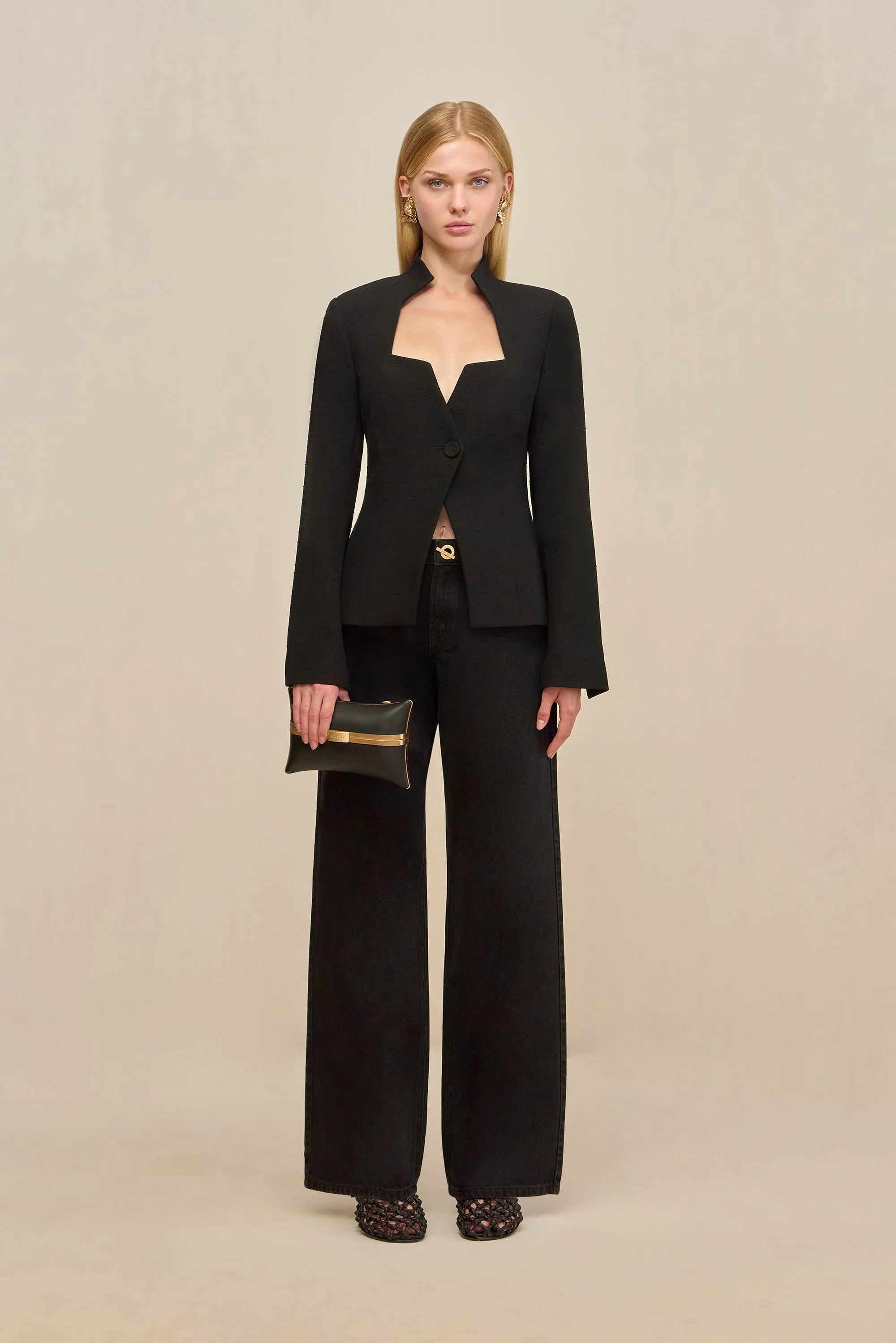YVONNE JACKET - BLACK sold by Cult Gaia product image thumbnail 3