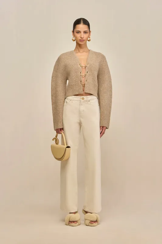 MAYALU CARDIGAN - BEACH MELANGE sold by Cult Gaia