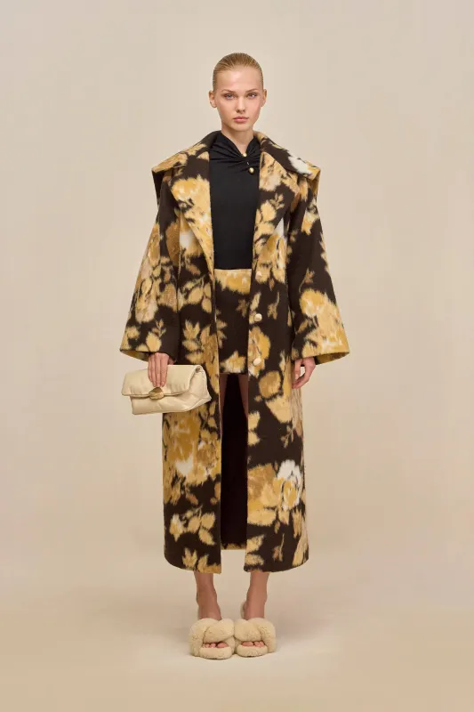 LINDEN COAT - WHEAT MULTI sold by Cult Gaia